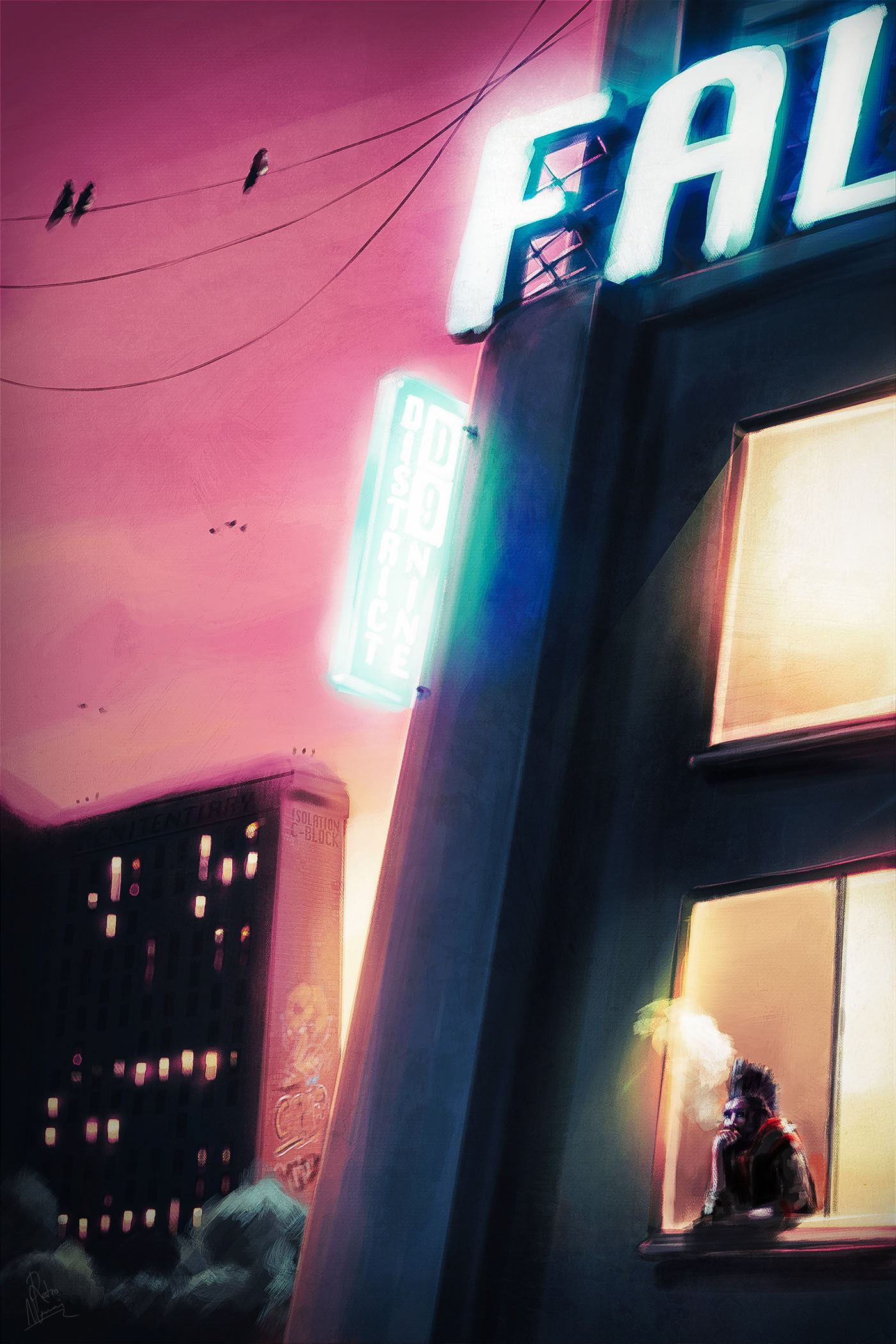 Galvo on Bail. Painted in Photoshop.