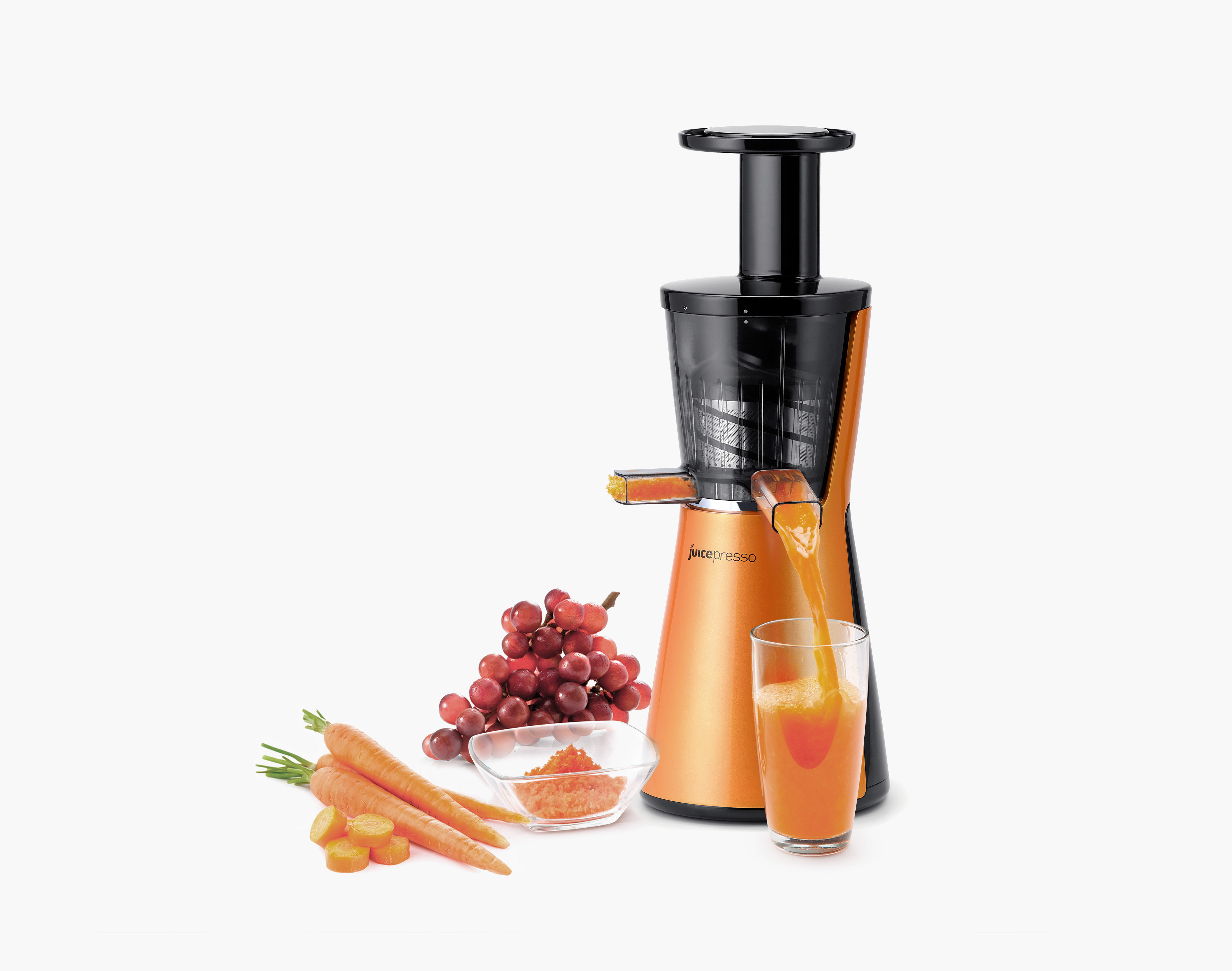 Juicepresso X, the slow juicer designed by designer Kim Seungwoo of Industrial design studio VLND.