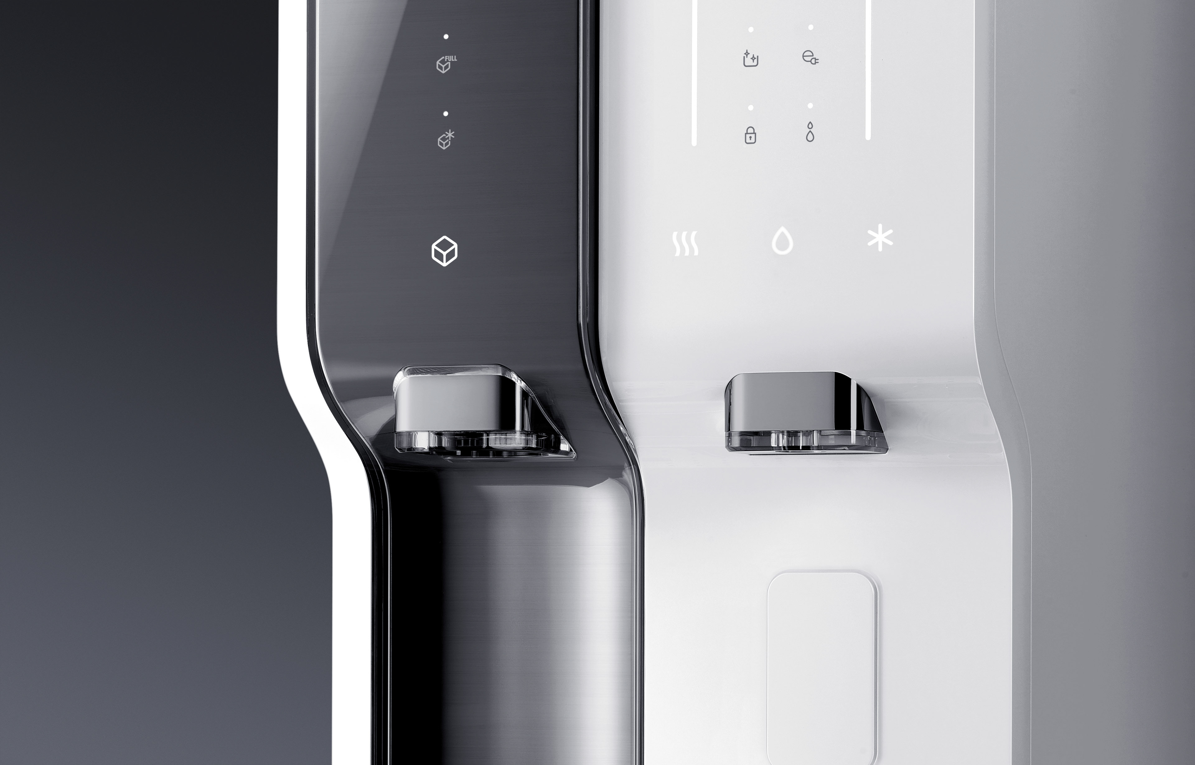 Coway ICE & WATER, the water purifier designed by designer Kim Seungwoo of design studio VLND.