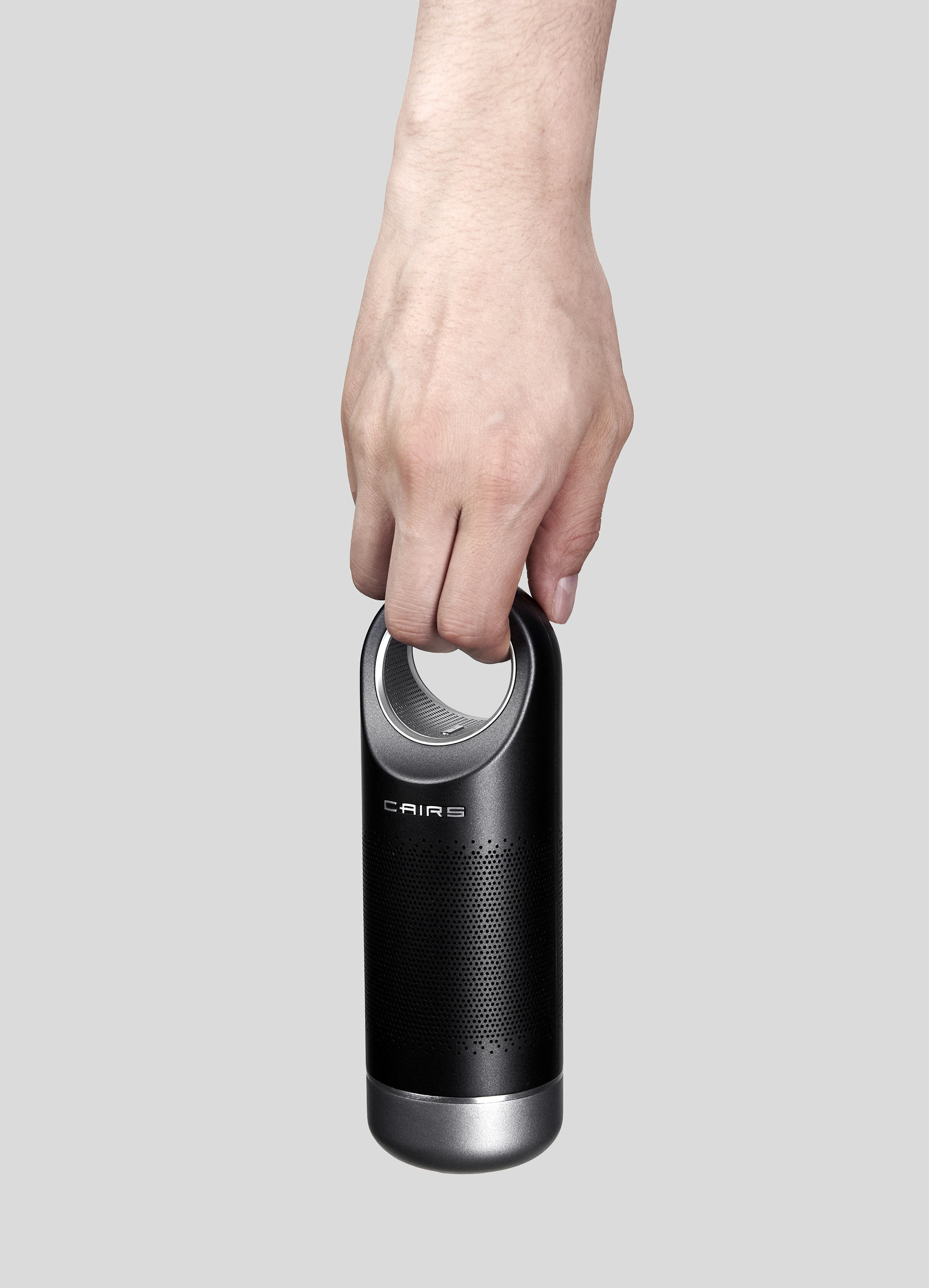 Coway HOLE, portable air purifier designed by designer Kim Seungwoo of design studio VLND.