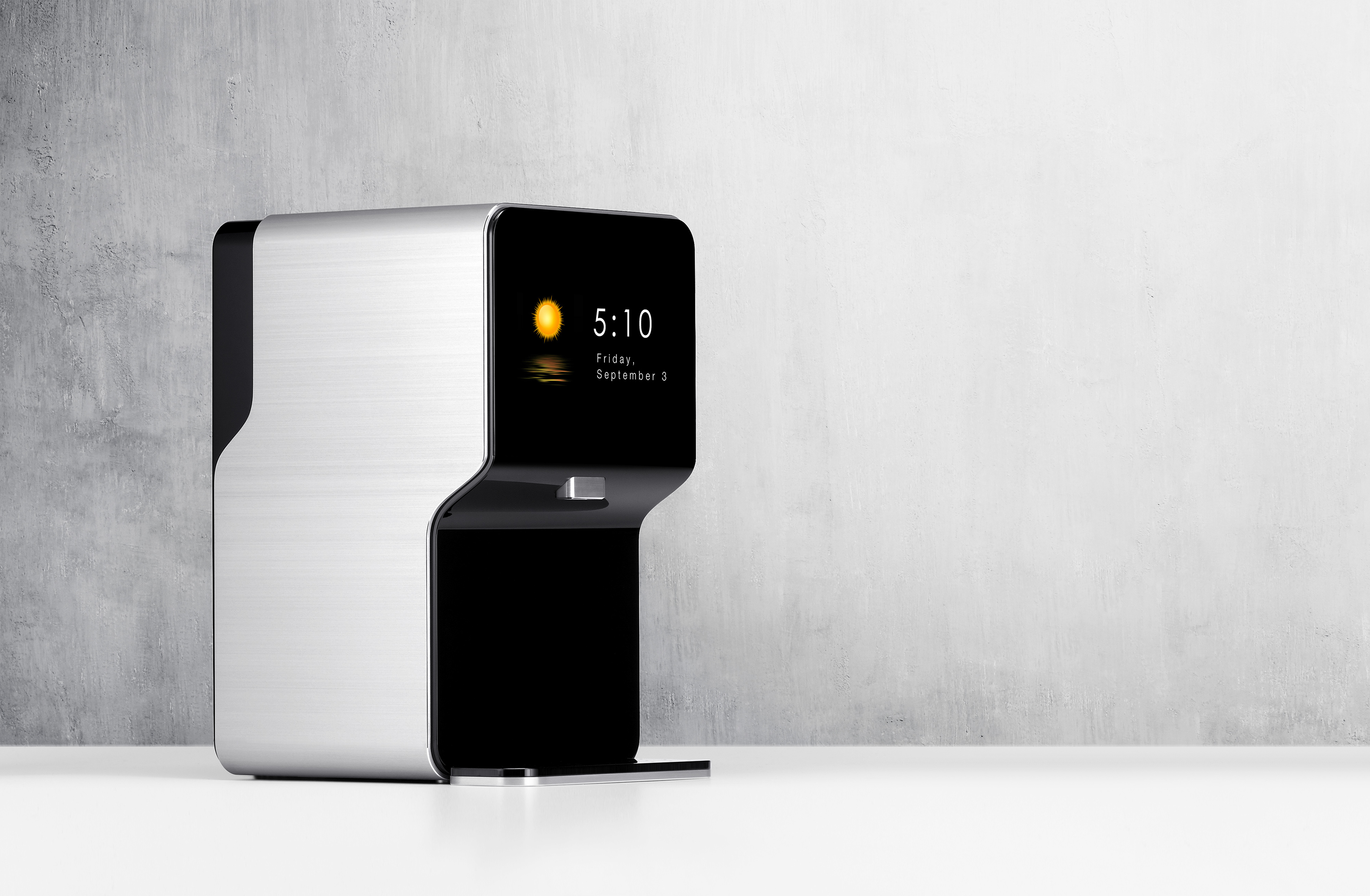 Coway SMART, the water purifier designed by designer Kim Seungwoo of design studio VLND.