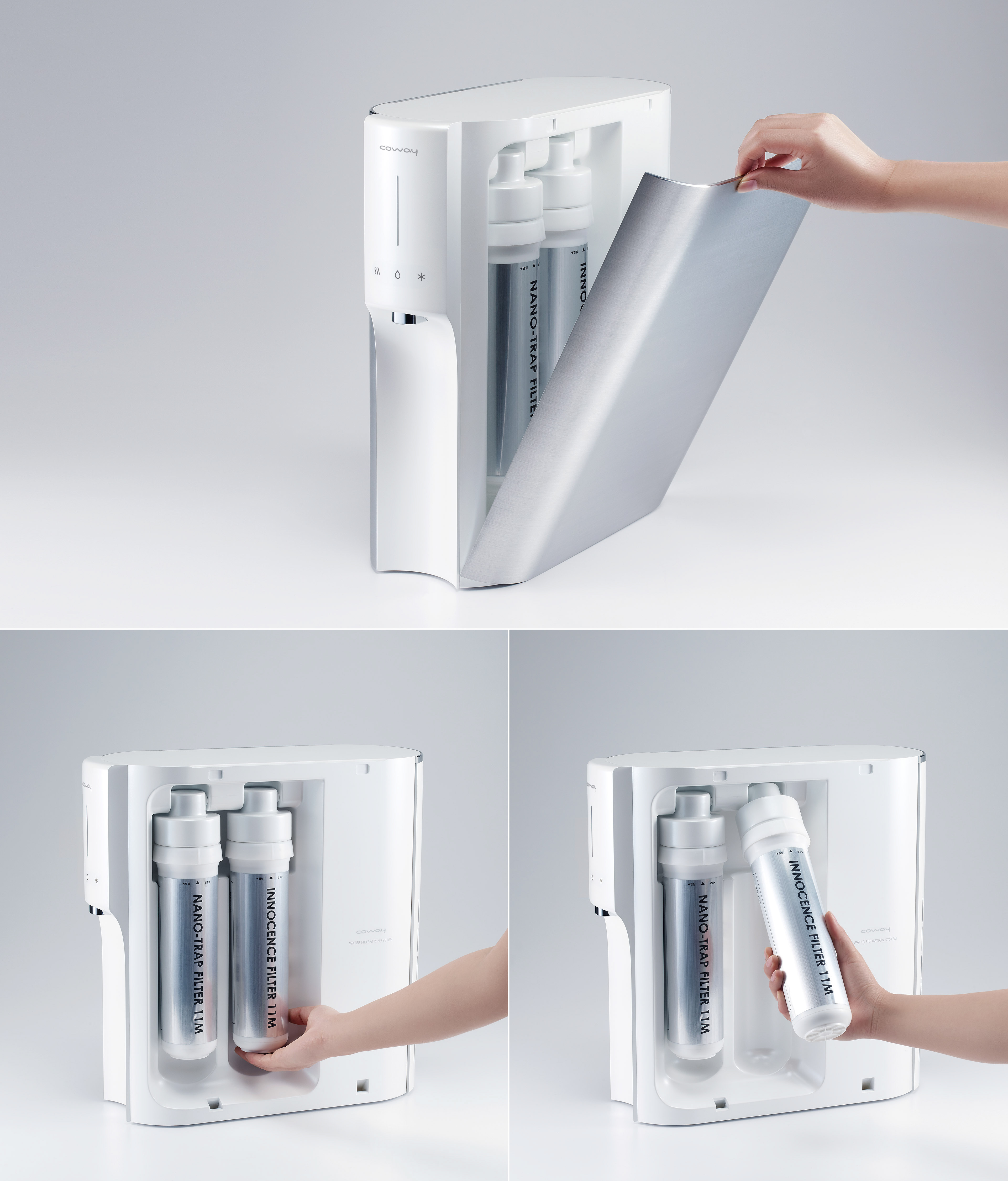 Coway Convex to Concave, the water purifier designed by designer Kim Seungwoo of VLND.