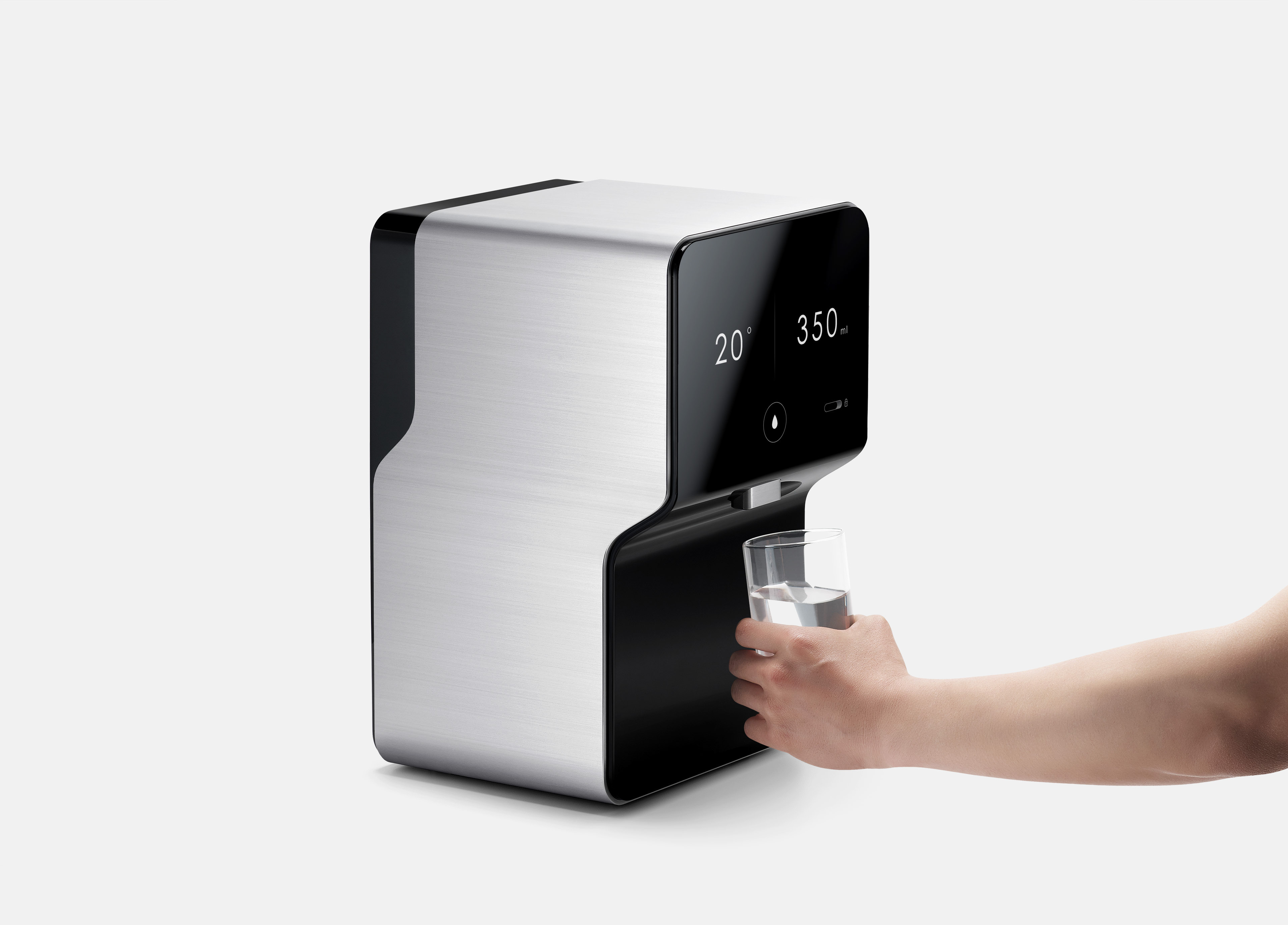 Coway SMART, the water purifier designed by designer Kim Seungwoo of design studio VLND.