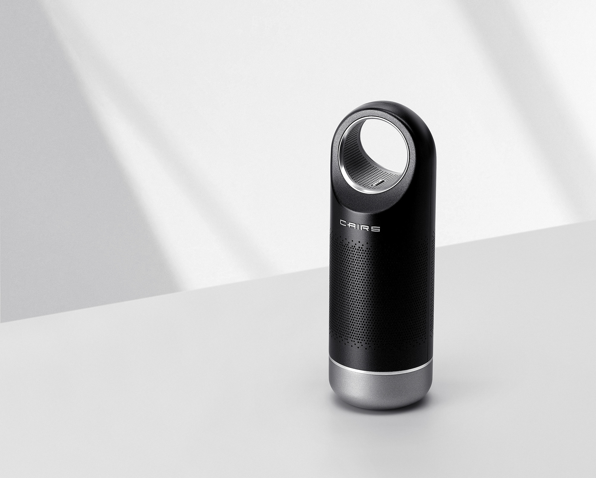 Coway HOLE, portable air purifier designed by designer Kim Seungwoo of design studio VLND.
