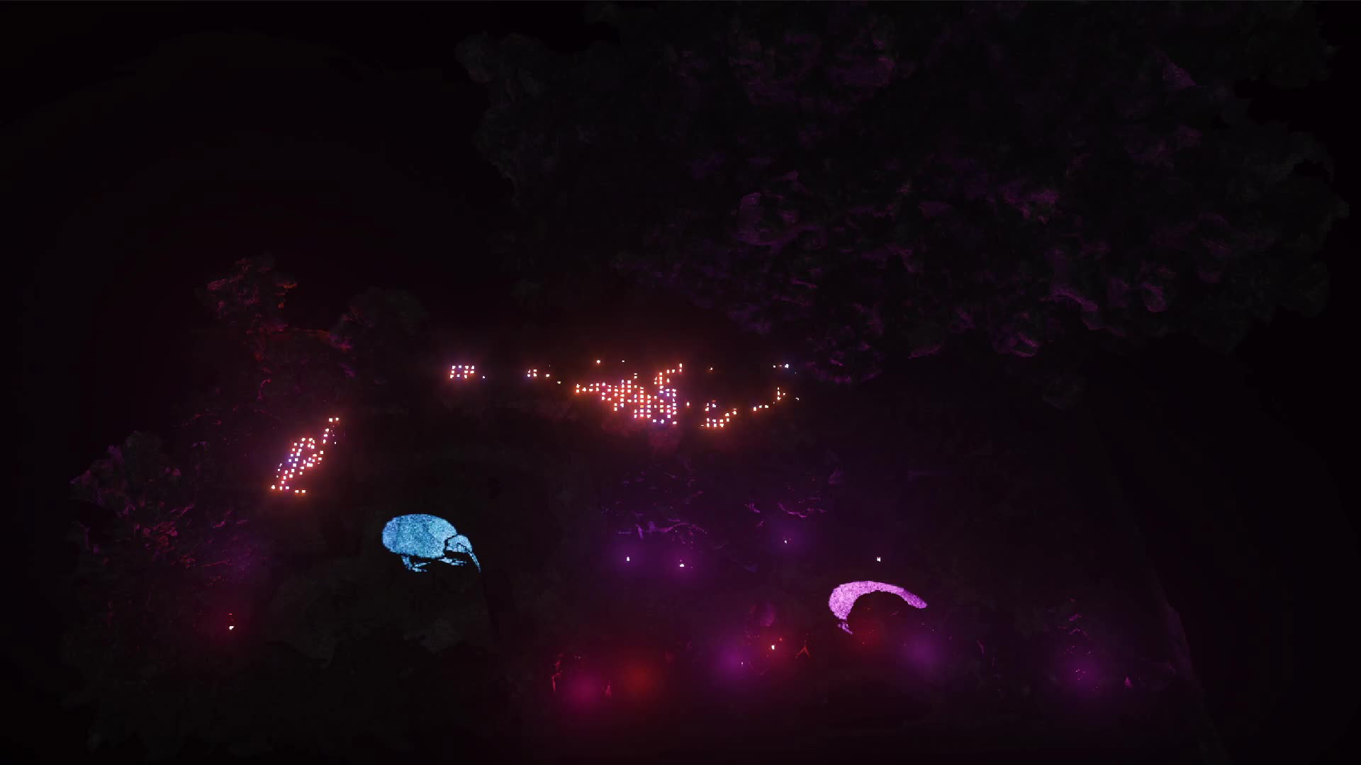 Immersive Garden Lighting and Sound design with DMX fixtures powered by touchdesigner with audio reactivity