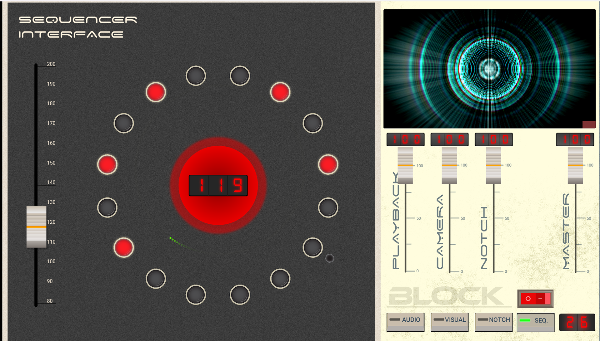 Custom Sequencer for Touchdesigner Media Server