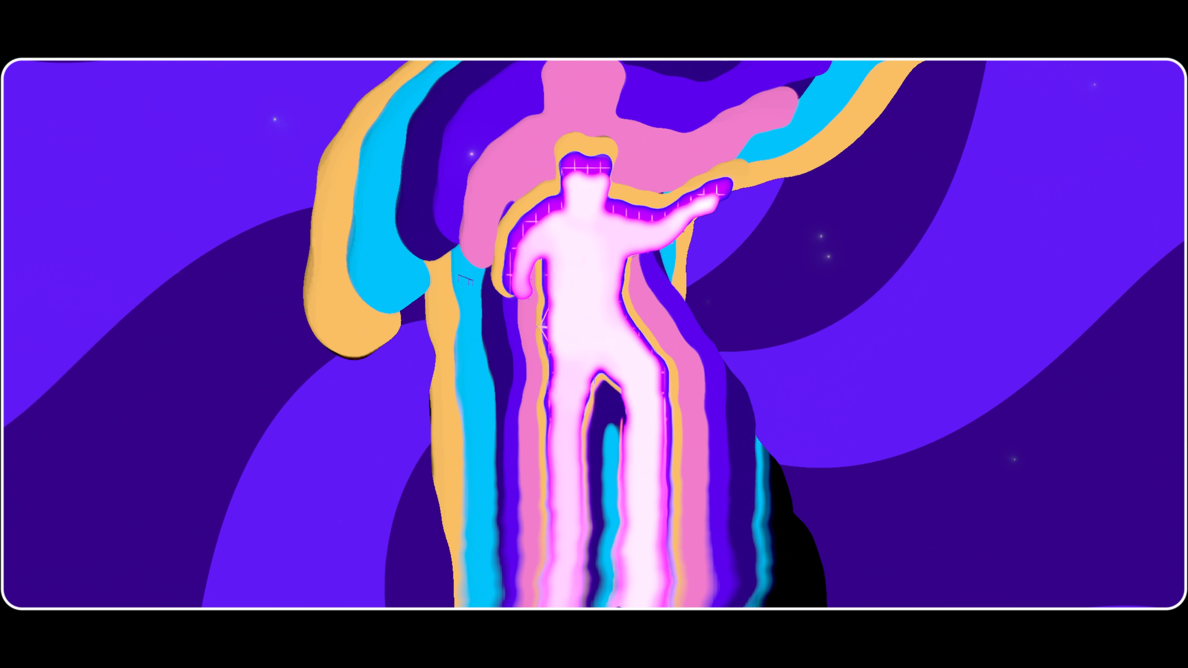 Interactive Installation - Audience movement drives real-time visuals using depth tracking