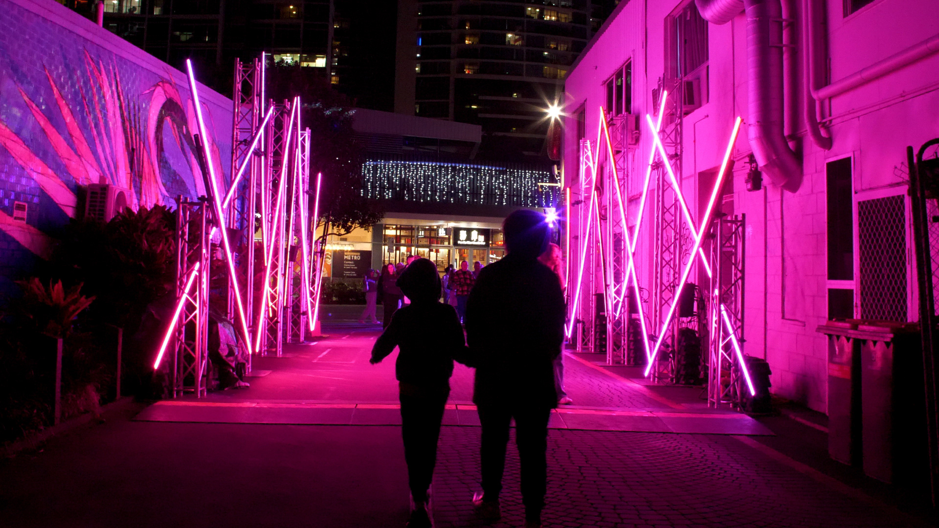 Immersive LED Tunnel - Big City Lights 