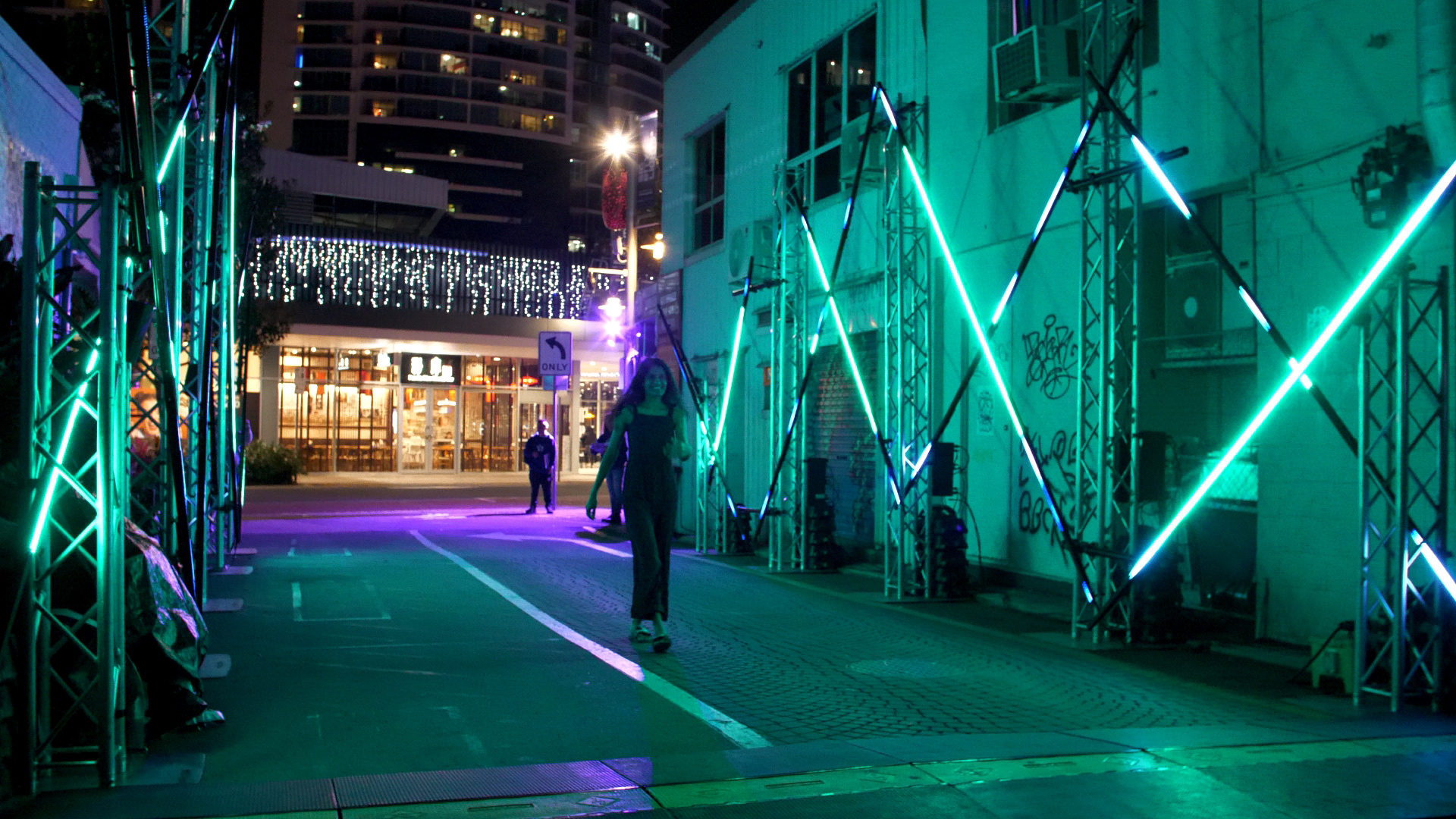 Immersive LED Tunnel - Big City Lights 
