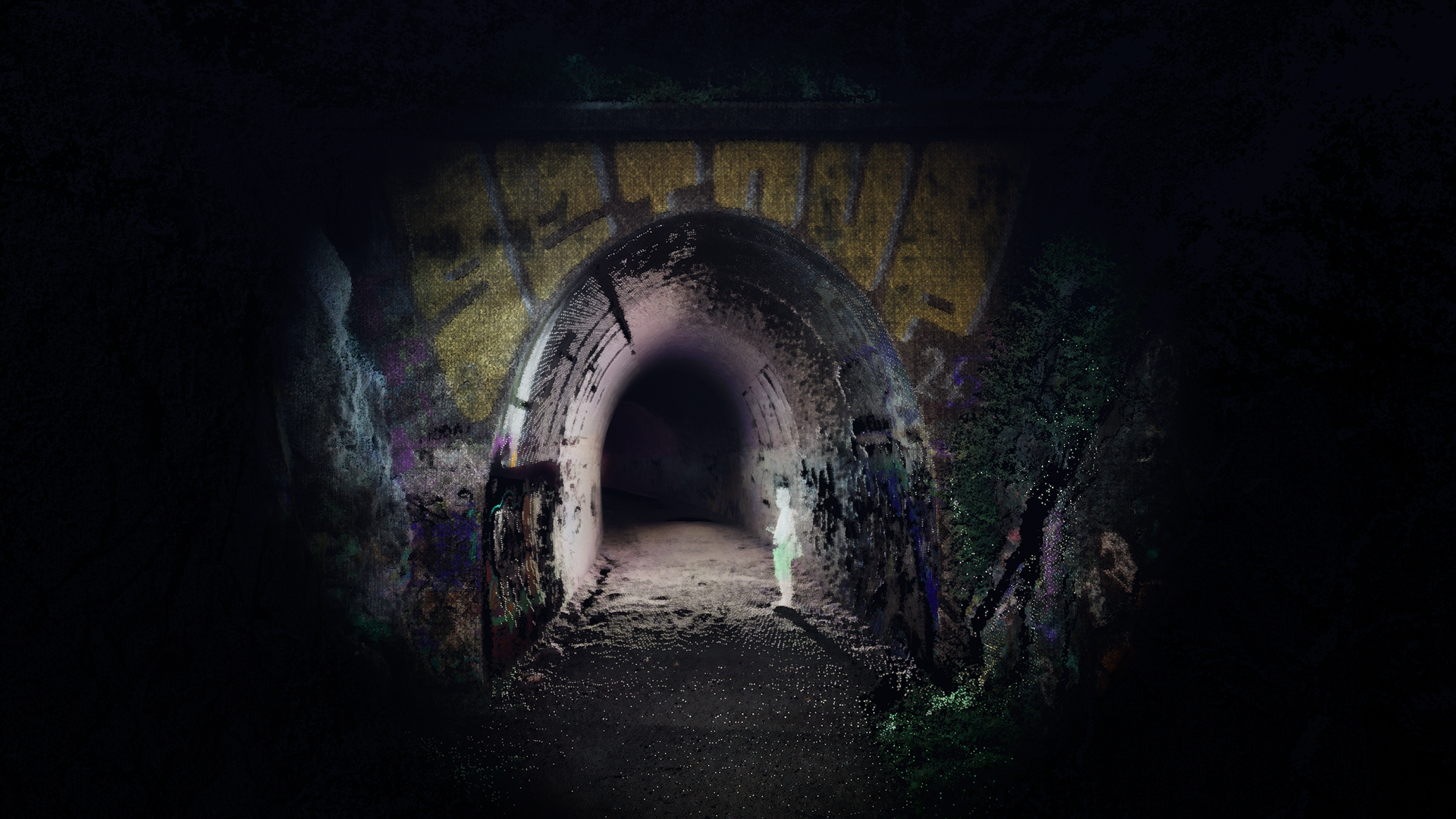 3D scanning - Ernest Junction Railway Tunnel point cloud