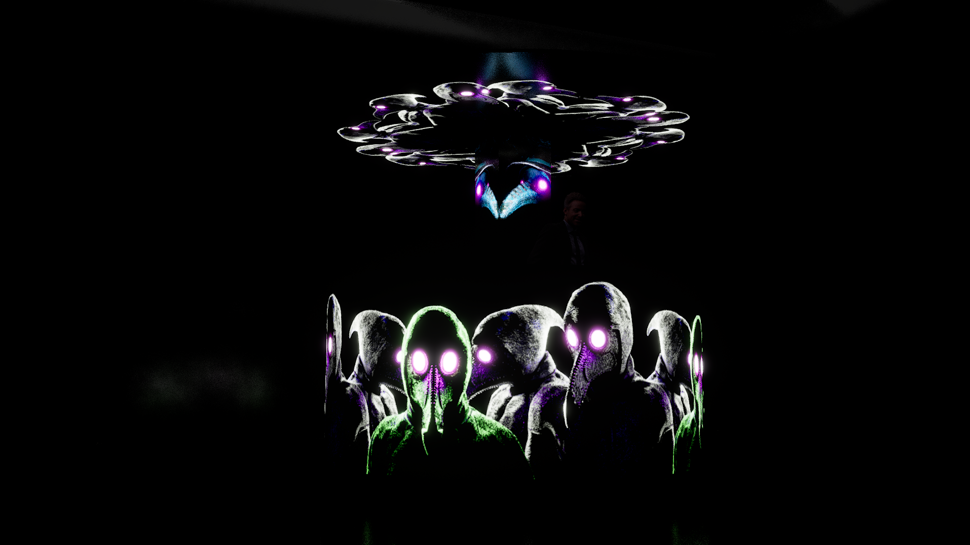 Integrated lighting with DMX