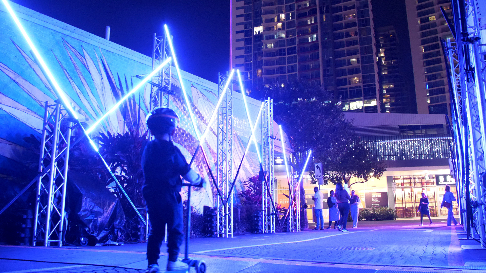 Immersive LED Tunnel - Big City Lights 