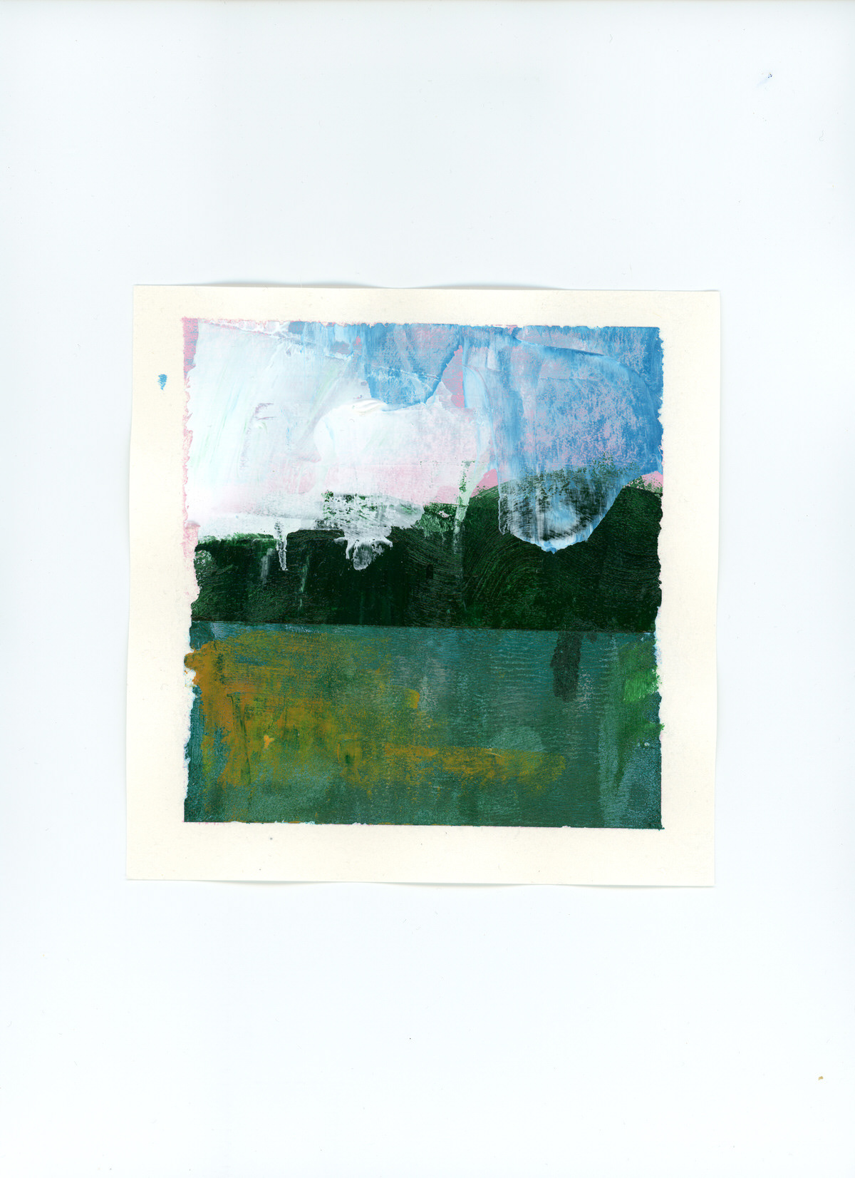 Hollands landschapje #3 | 15x15 cm | Acryl | €10
