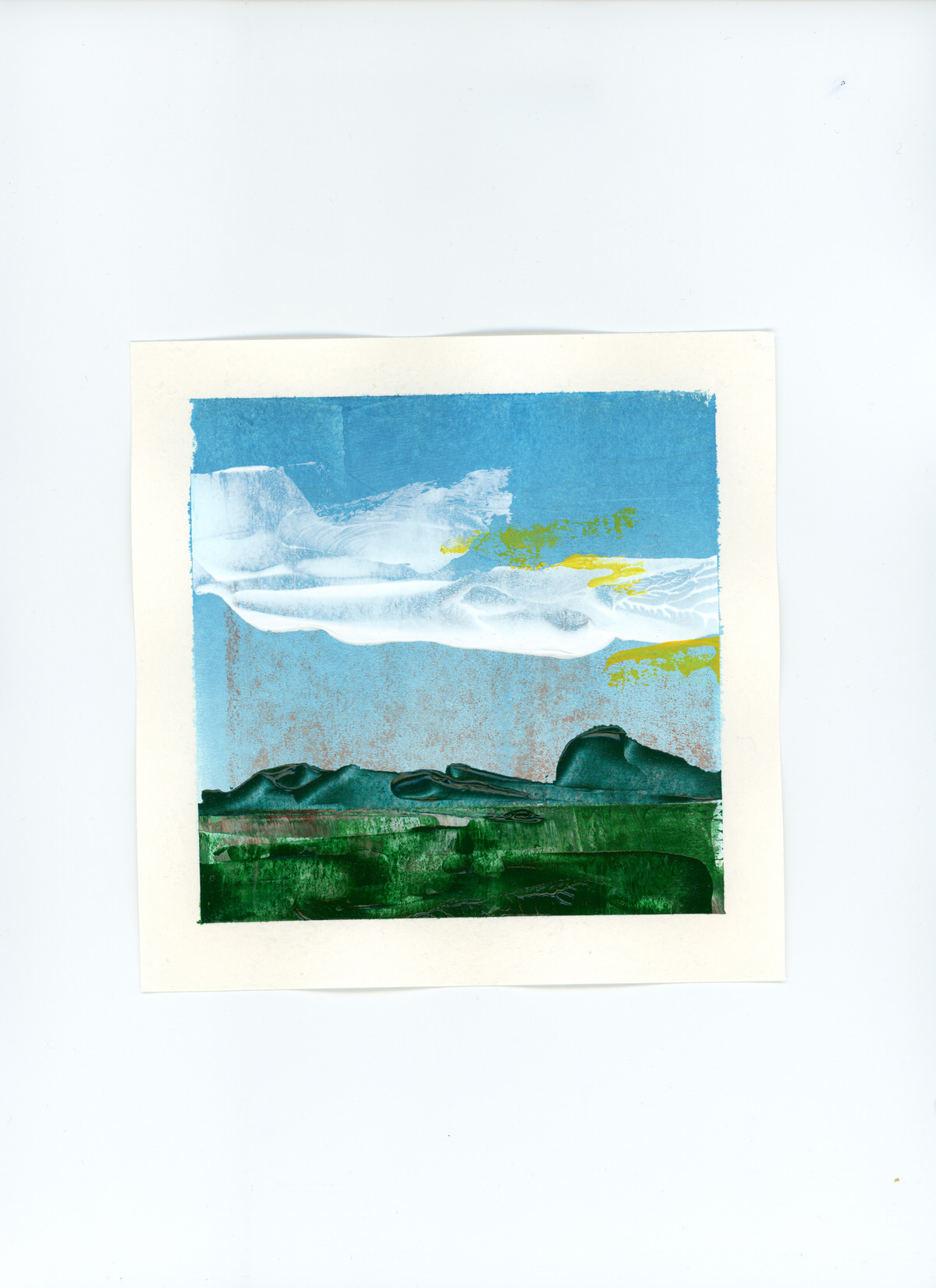Hollands landschapje #6 | 15x15 cm | Acryl | €10