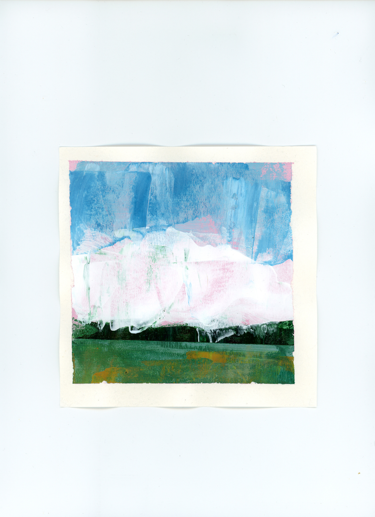 Hollands landschapje #10 | 15x15 cm | Acryl | €10
