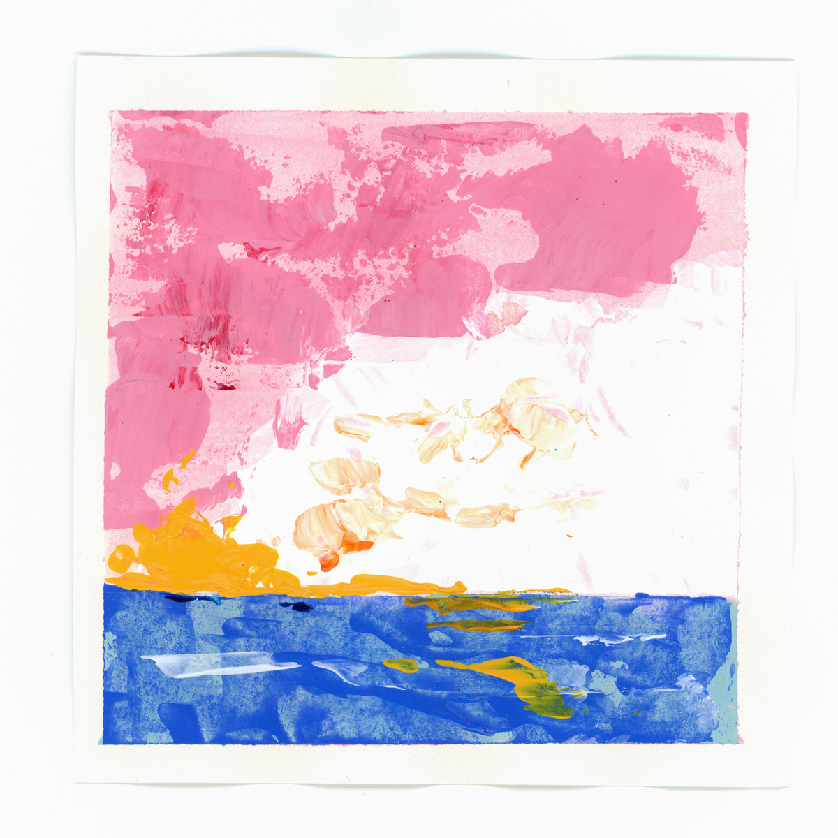 Hollands landschapje #27 | 15x15 cm | Acryl | €10