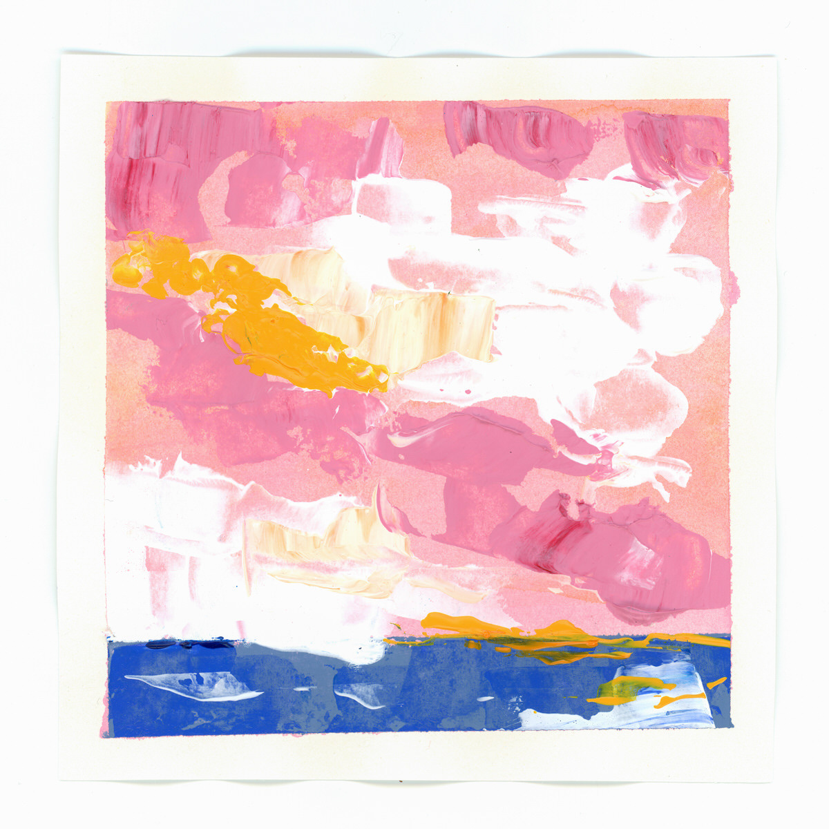 Hollands landschapje #23 | 15x15 cm | Acryl | €10