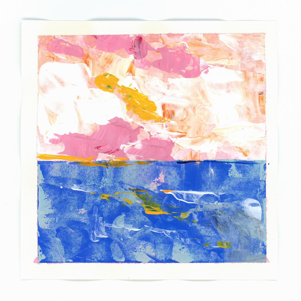 Hollands landschapje #25 | 15x15 cm | Acryl | €10