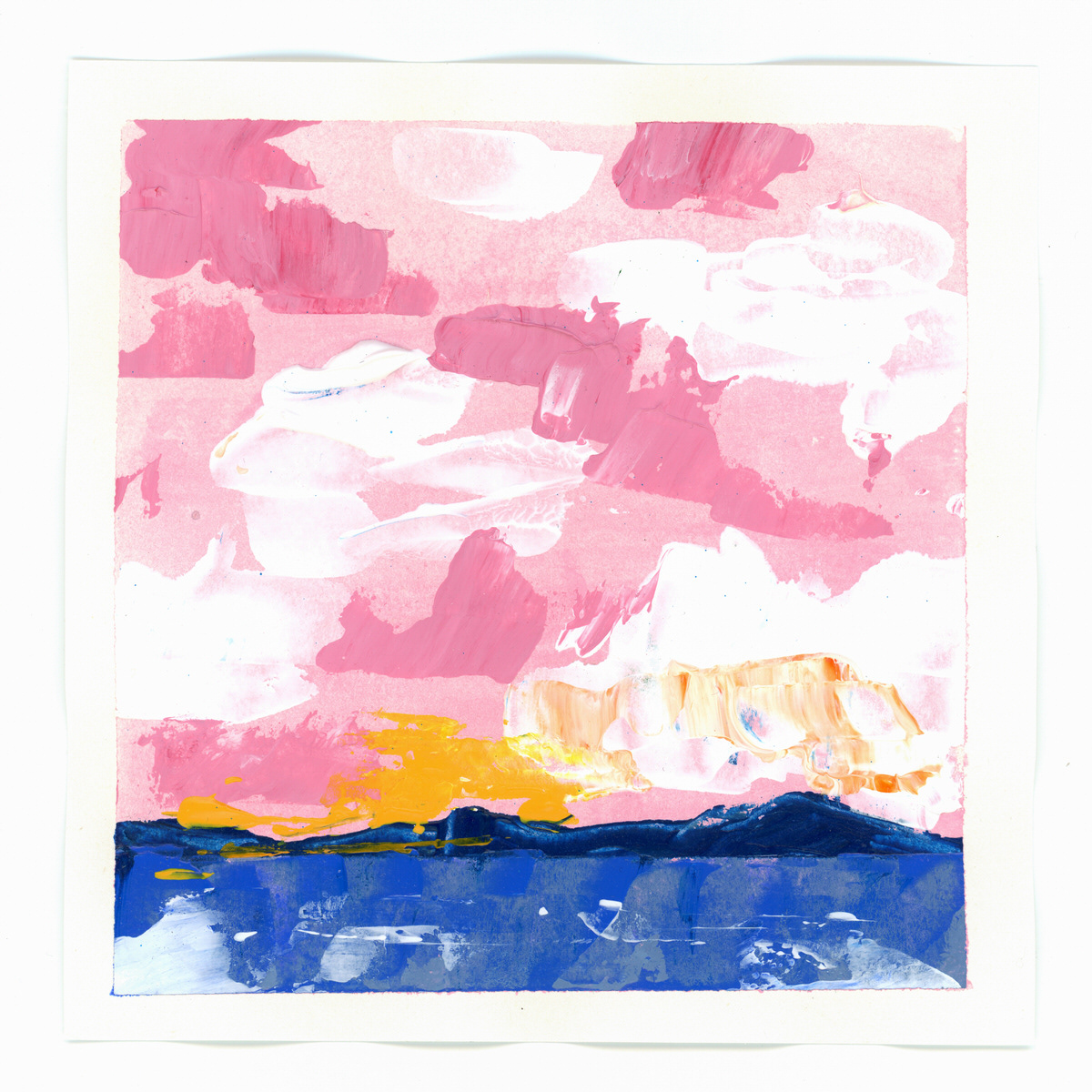 Hollands landschapje #18 | 15x15 cm | Acryl | €10