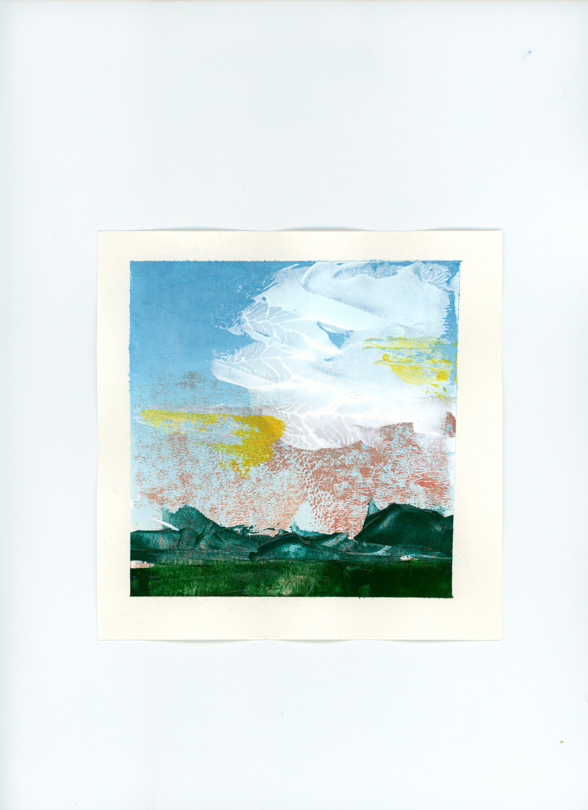 Hollands landschapje #5 | 15x15 cm | Acryl | €10