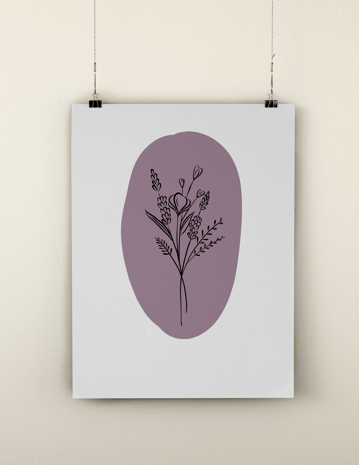 Bosjes bloemen | €25 | A3 | Limited edition (1 druk)|  295grams Paperwise papier