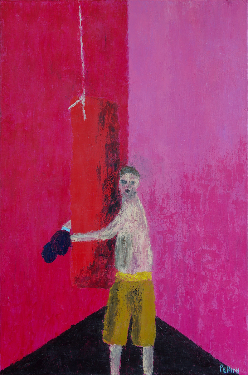 It won, 2023, acrylic on canvas, cm 60 × 40