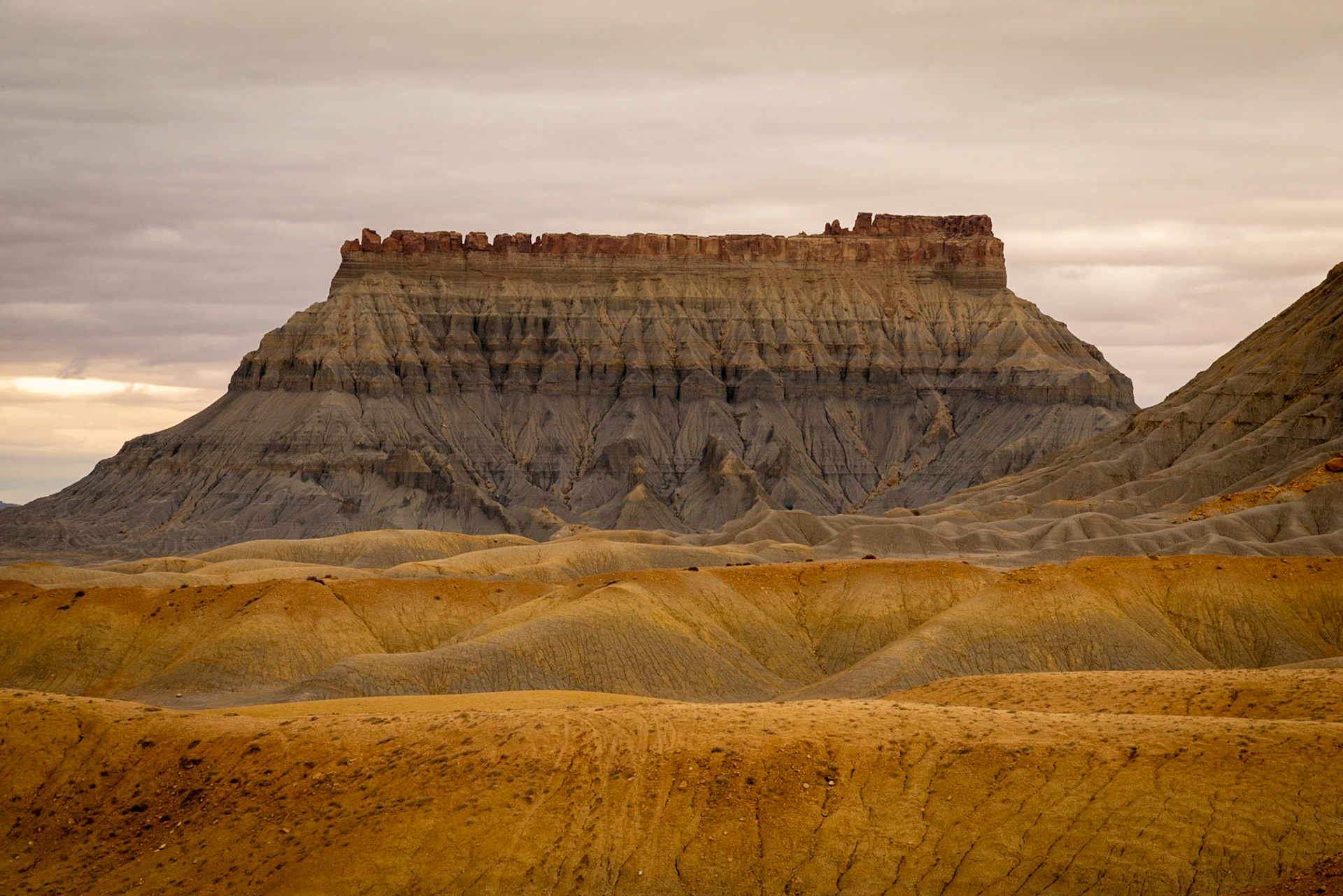 While the name of this butte may be accurate based on shape, I have not yet seen a factory as beautifully decorated as this one.