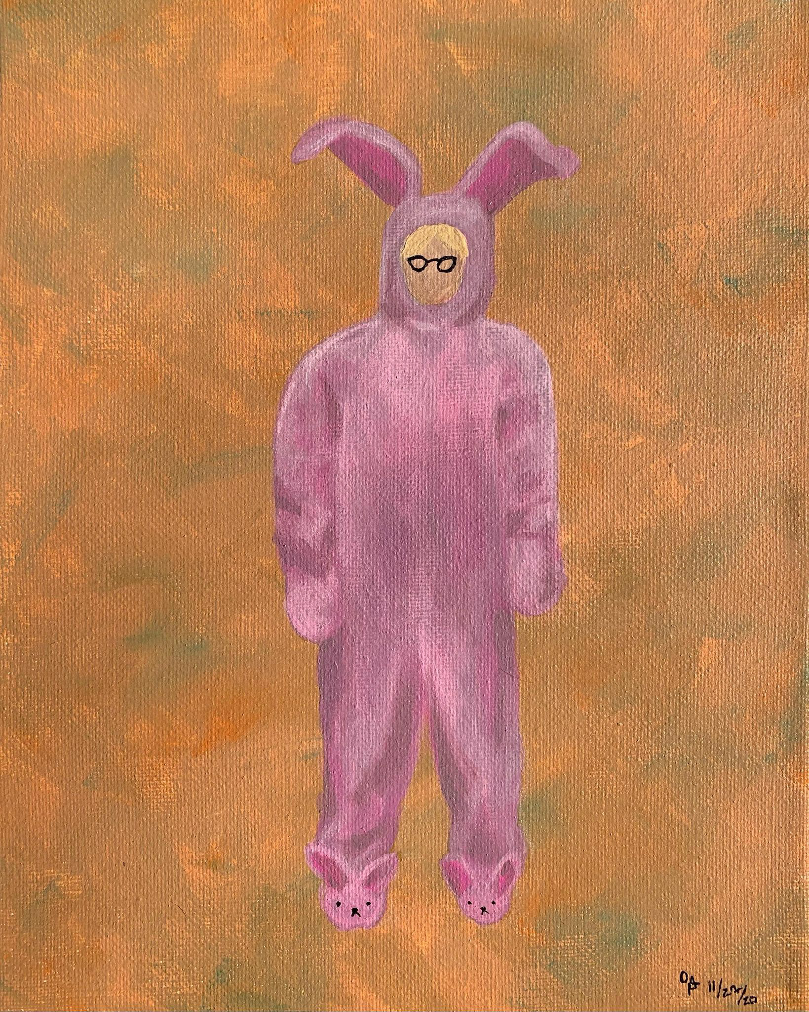 You'l Shoot Yer Eye Out ; 8x10" acrylic on canvas (2020)
