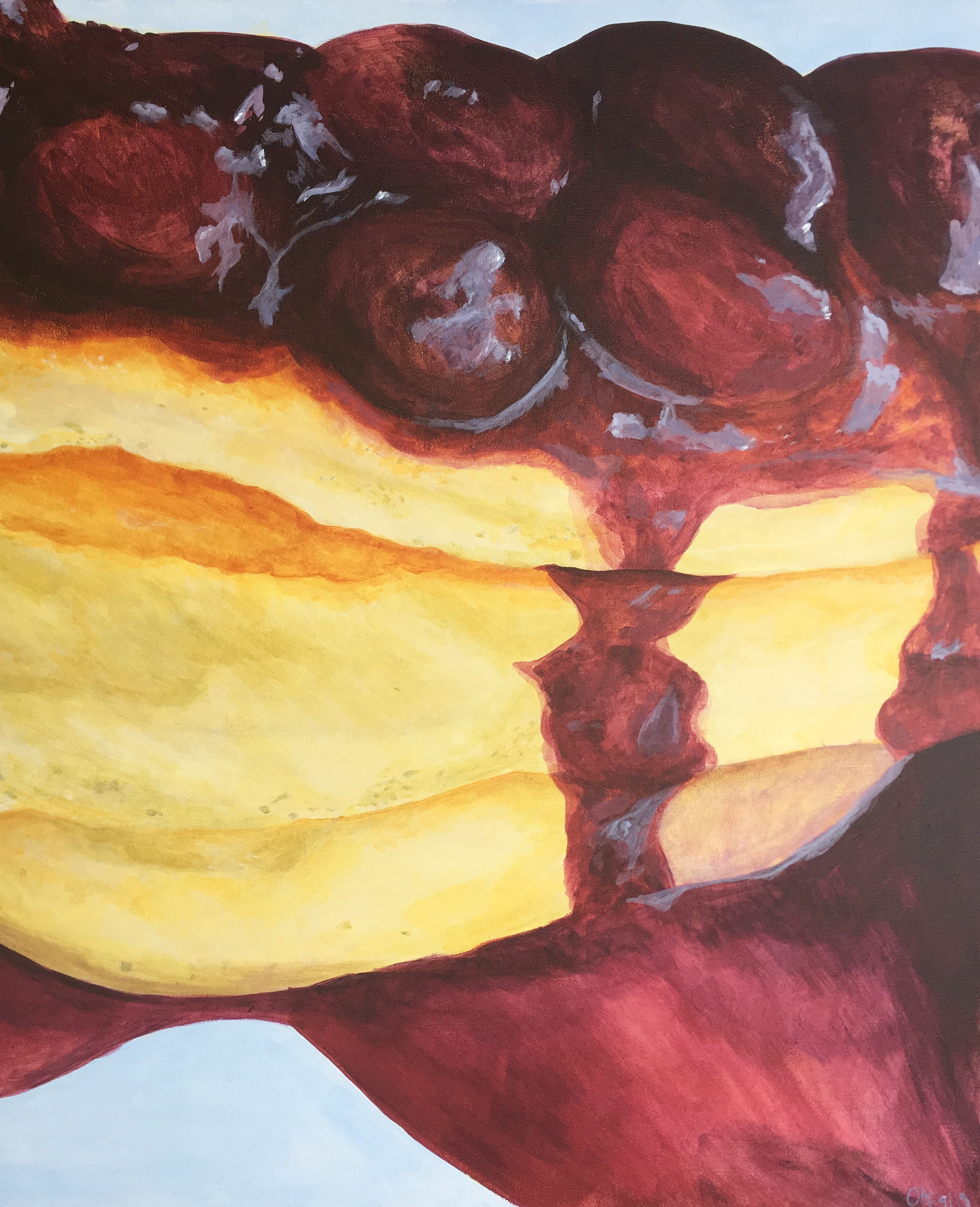 Syrupy Sweet ; 20x24 canvas, acrylic paints (2019)