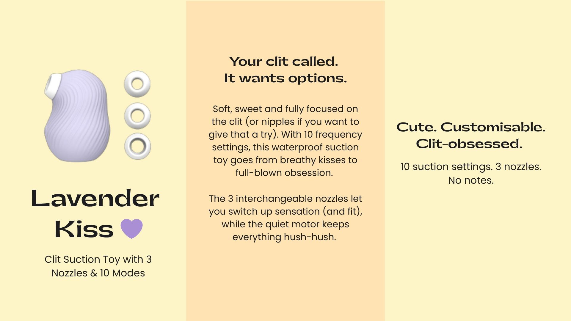 Copywriting clit sucker toy | Sex toy copywriting