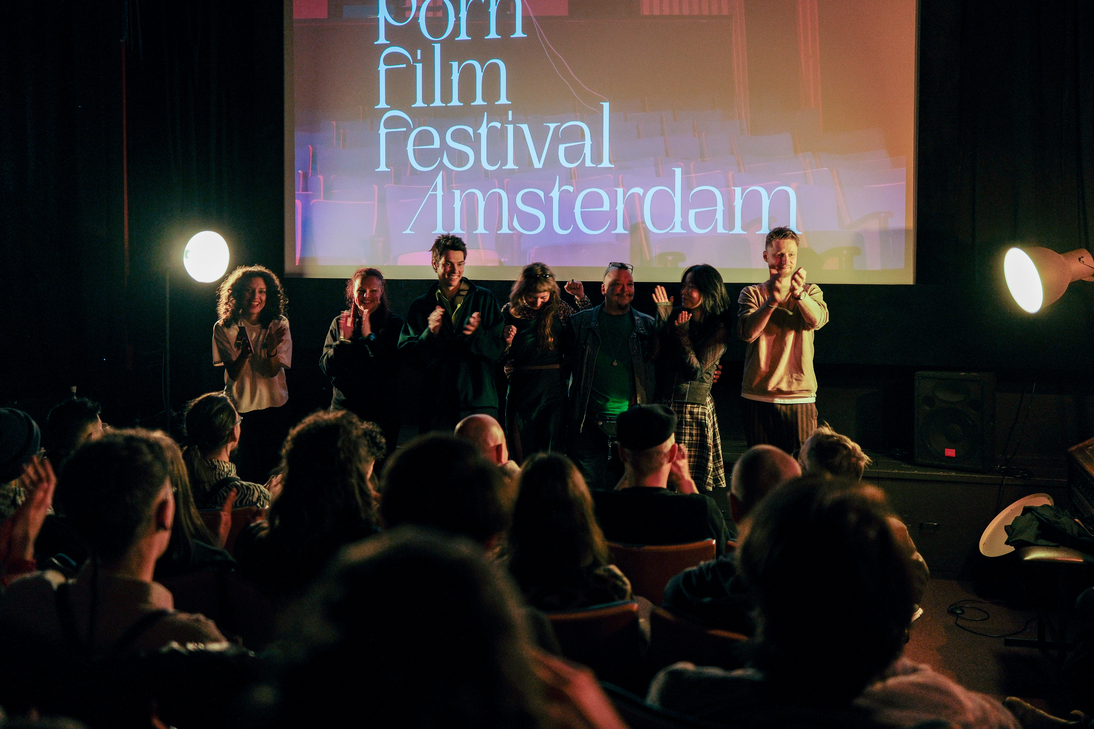 The whole team presenting Cheeky Sneak Peek