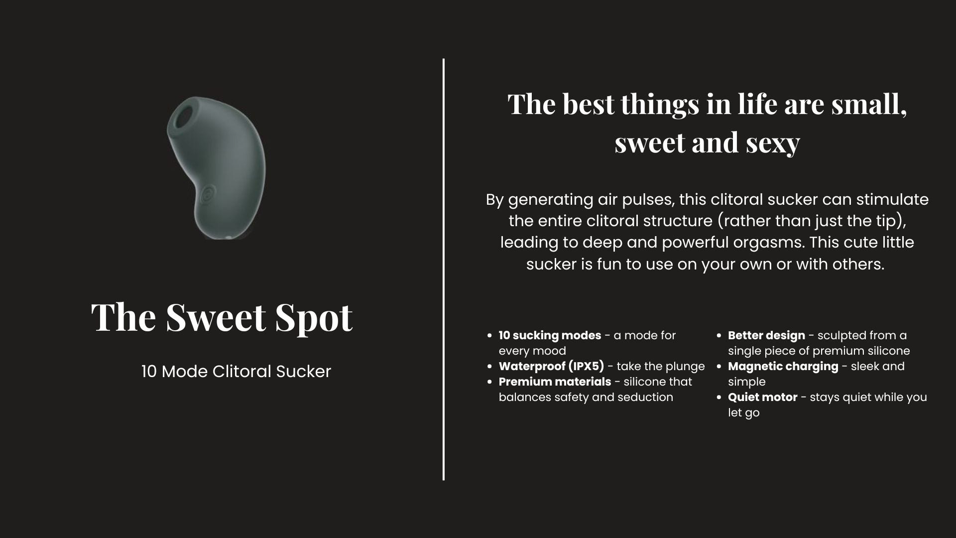 Copywriting clit suction toy | Sex toy copywriting