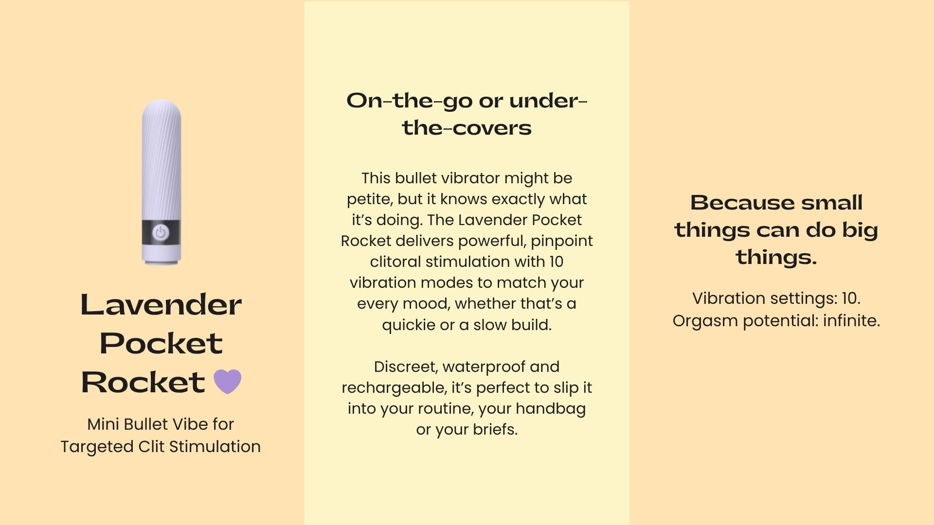 Copywriting bullet vibe | Sex toy copywriting