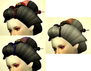 sims4 cc 日本髪