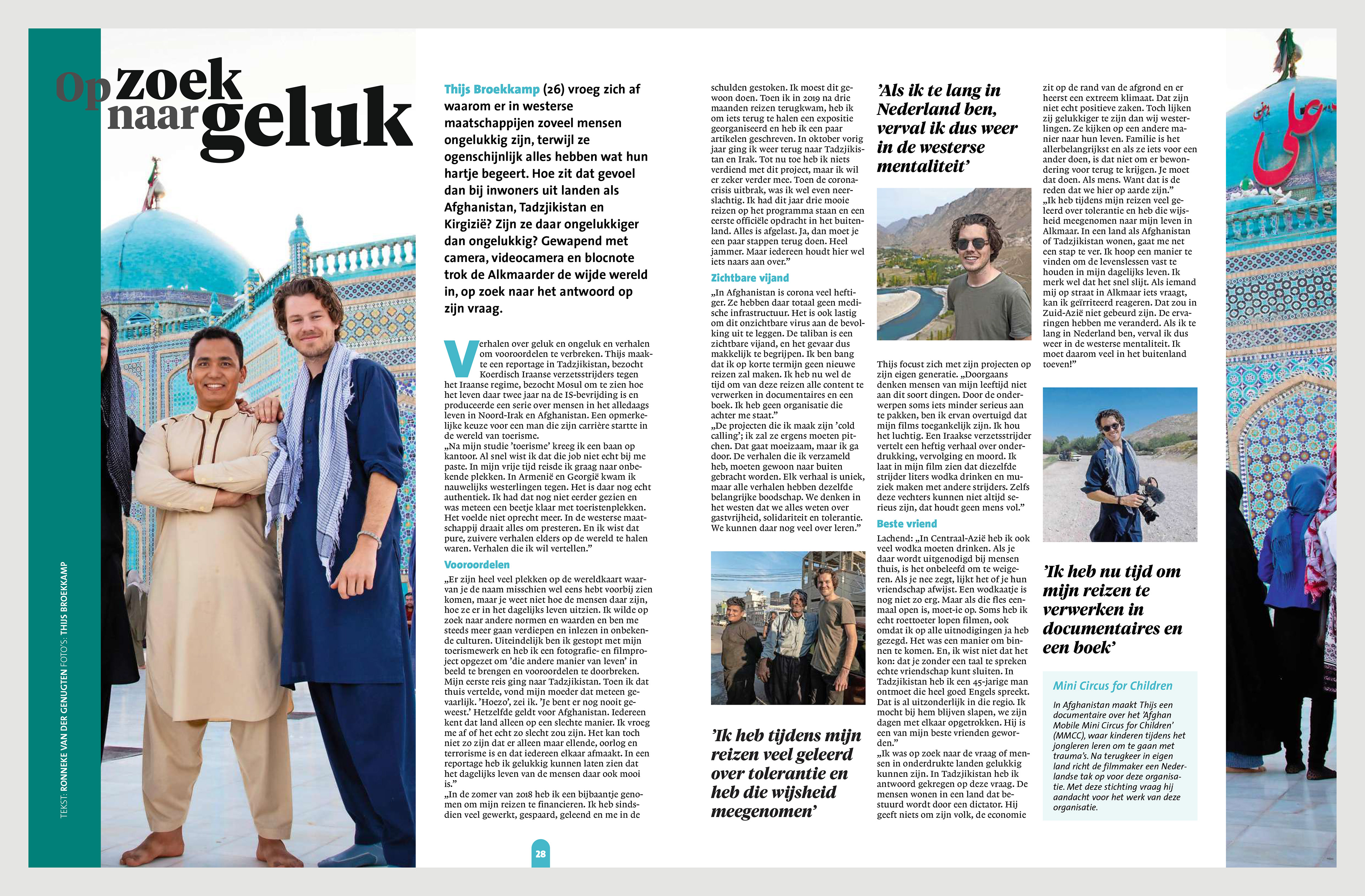 Vrij weekendmagazine, Noord-Hollands Dagblad, juni 2019