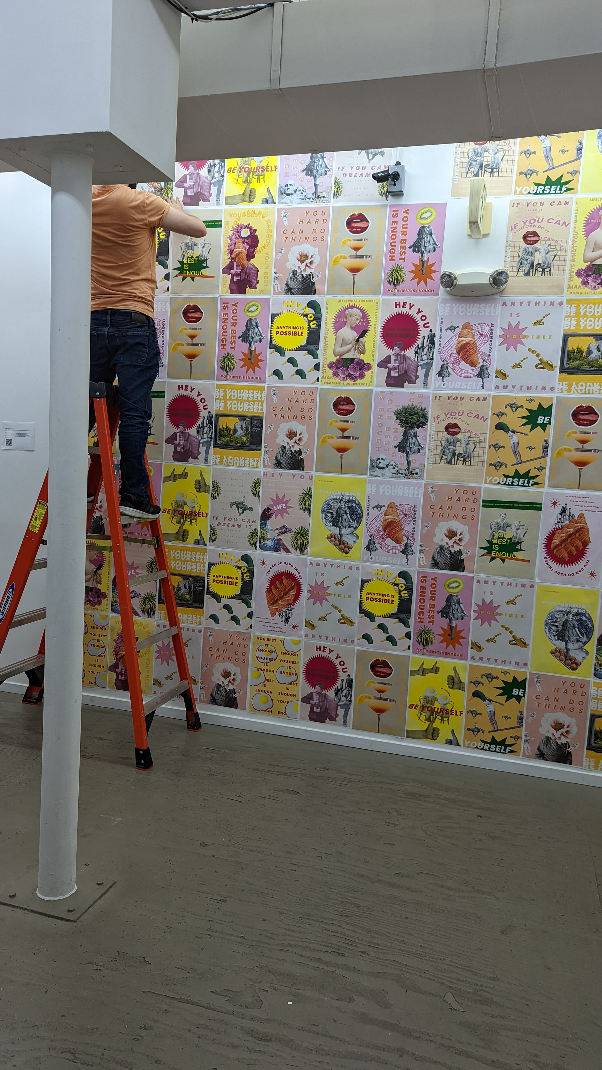 Assmebling the wall