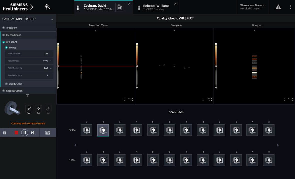 v1 - focus on SPECT QC browser UI