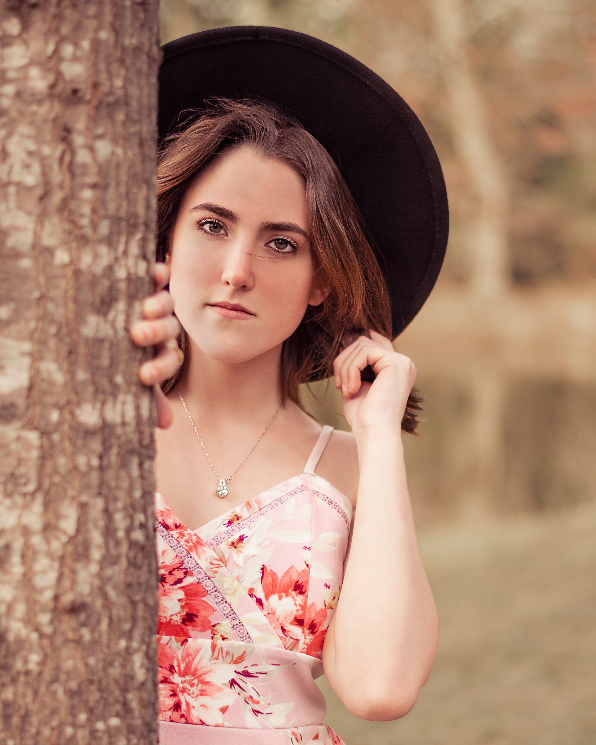 Spring portrait photo with Alexandria