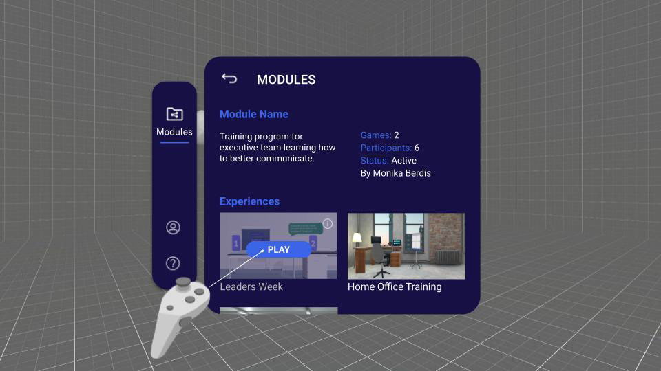 VR App - Modules