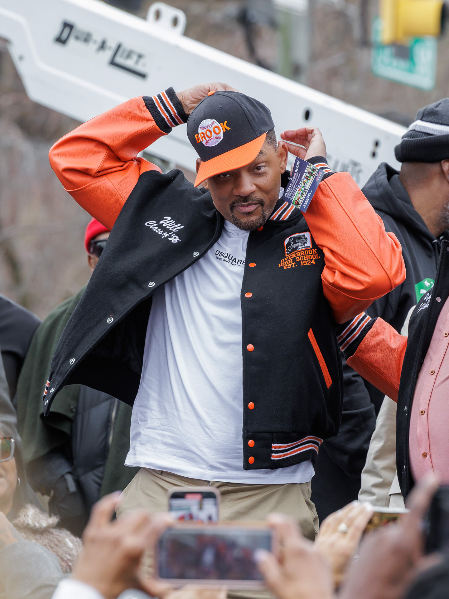 Will Smith at his Street Renaming Ceremony. Philadelphia, PA. 2025.