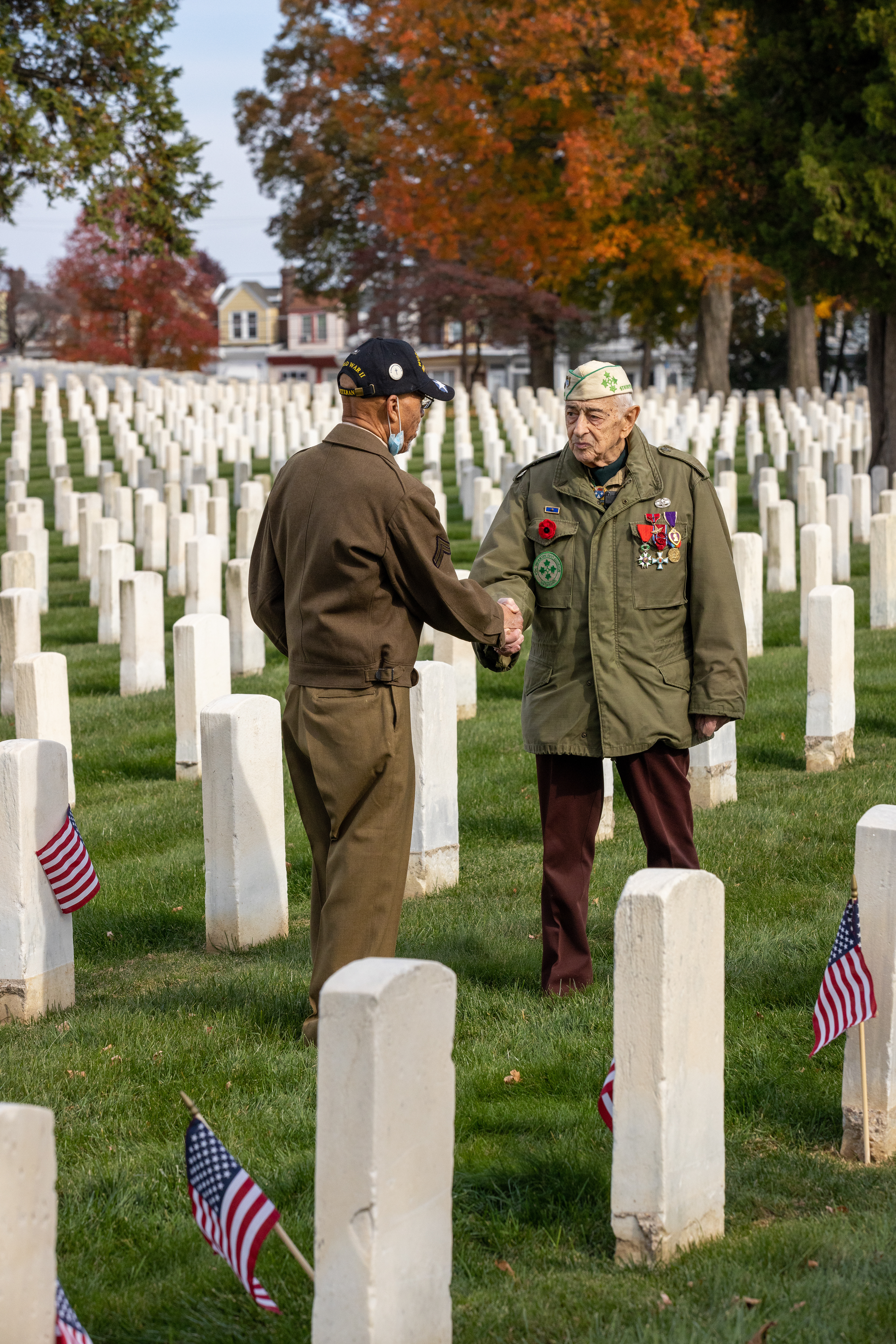 Veterans Day 2021. Philadelphia National Cemetery. Philadelphia, PA.