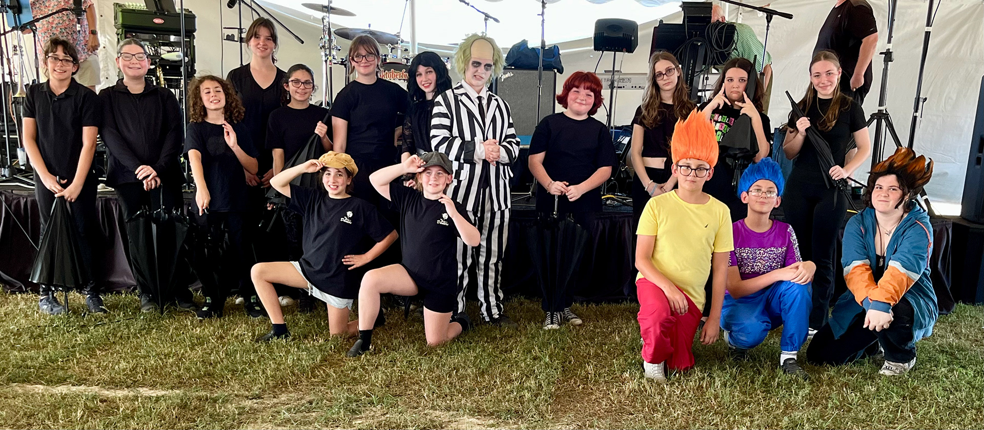 Beetlejuice Jr and Miss Suda's Dancers at Oktoberfest
