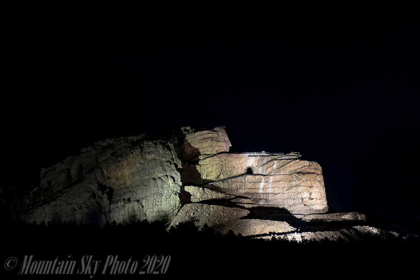 Crazy Horse At Night