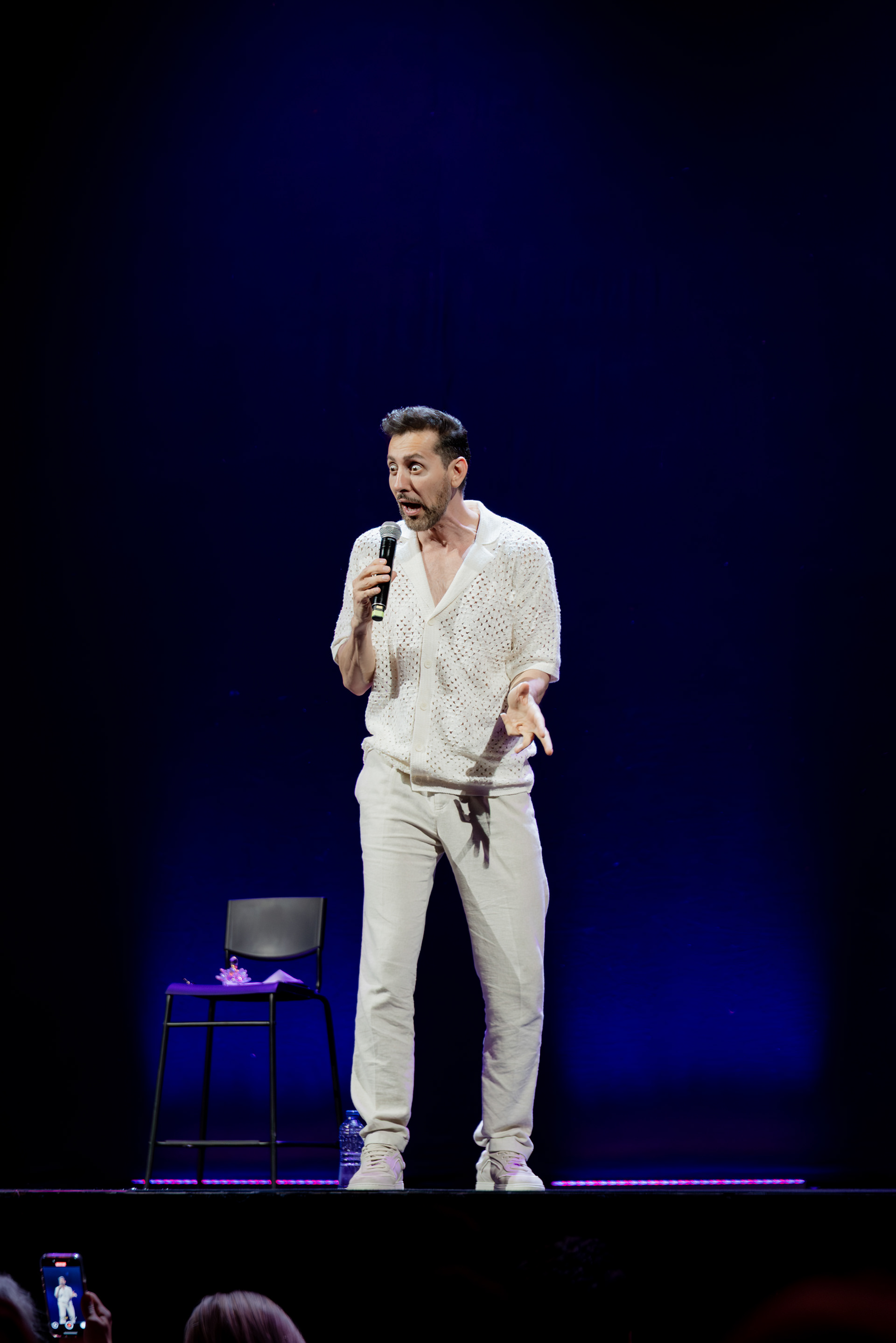 Comediante Max Amini en el Teatro Capitol de Madrid - Fotografía de artes escénicas por Tornasol Estudio