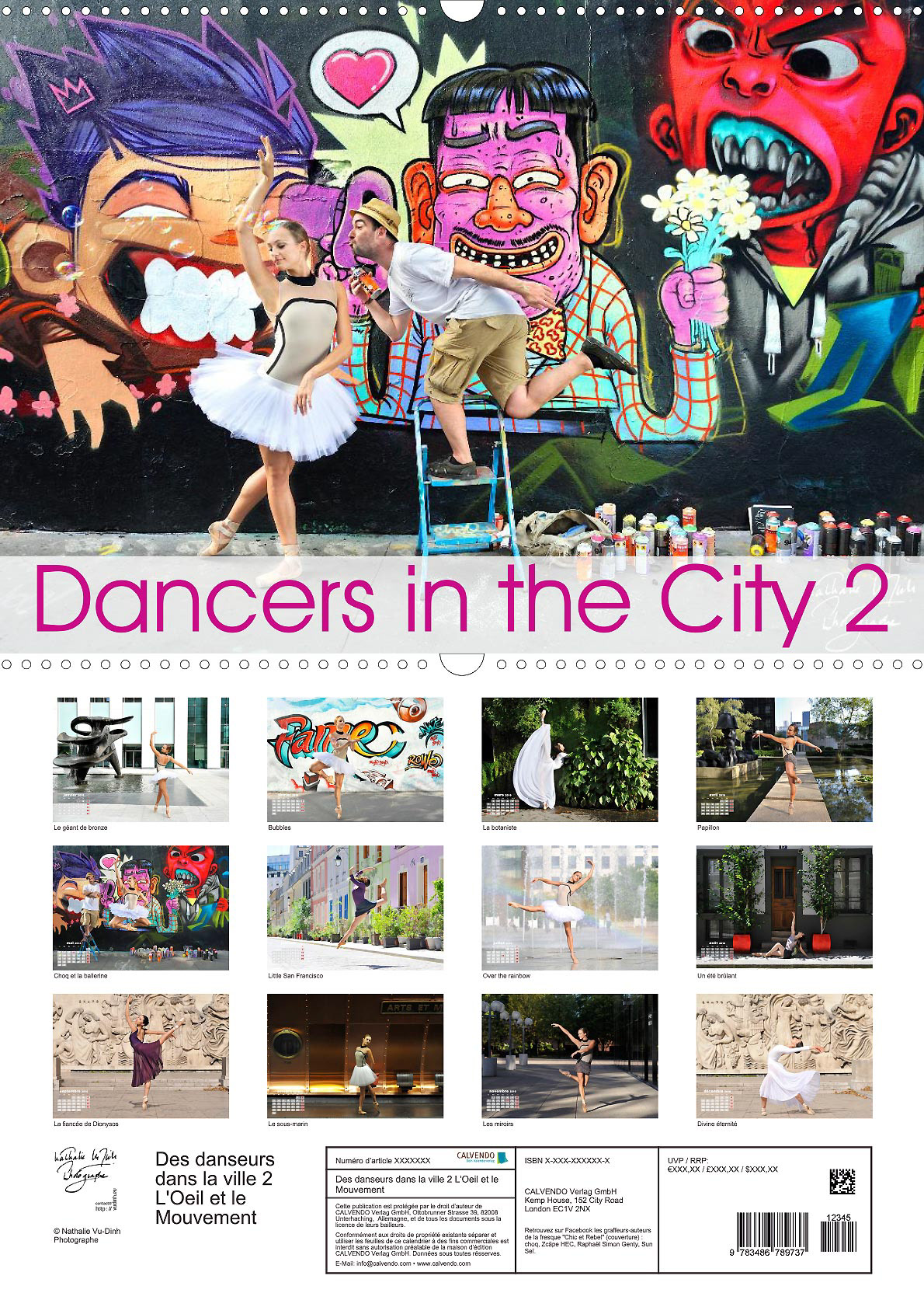 Calendar DANCERS IN THE CITY 2, formats A4, A3, A2