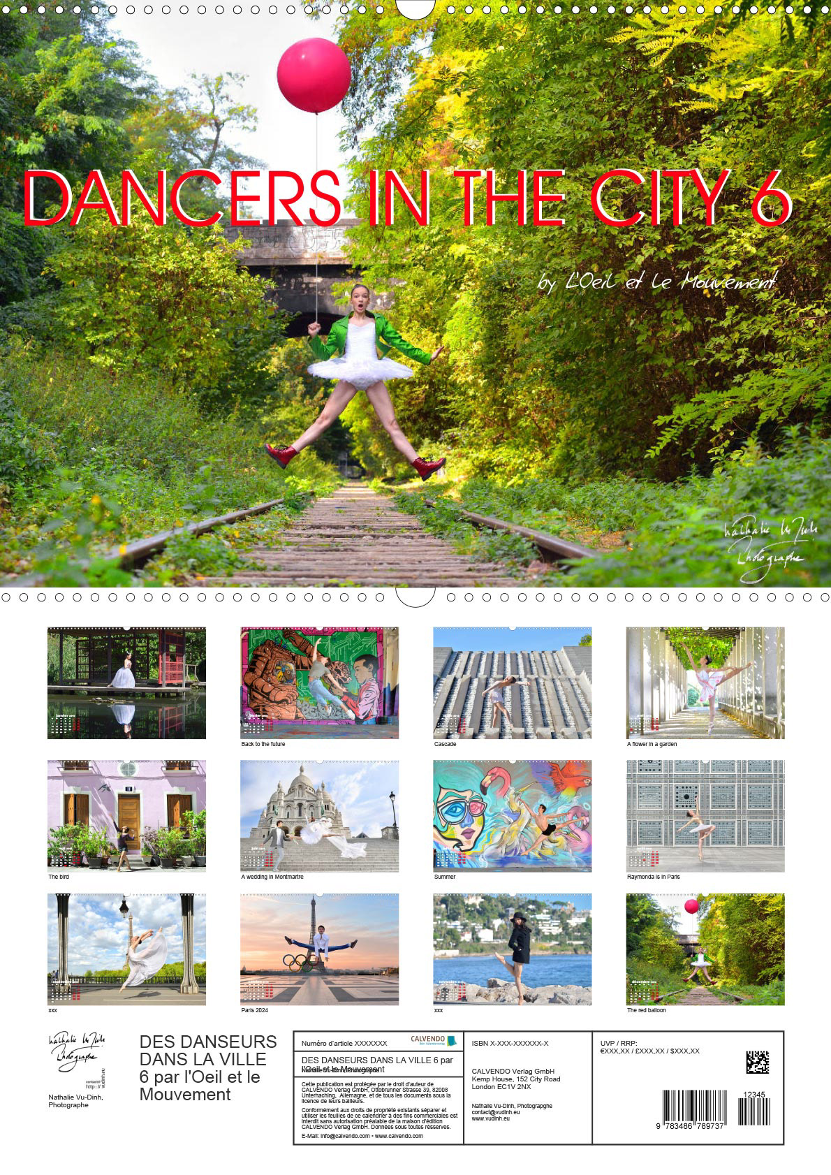Calendar DANCERS IN THE CITY 6, formats A4, A3, A2