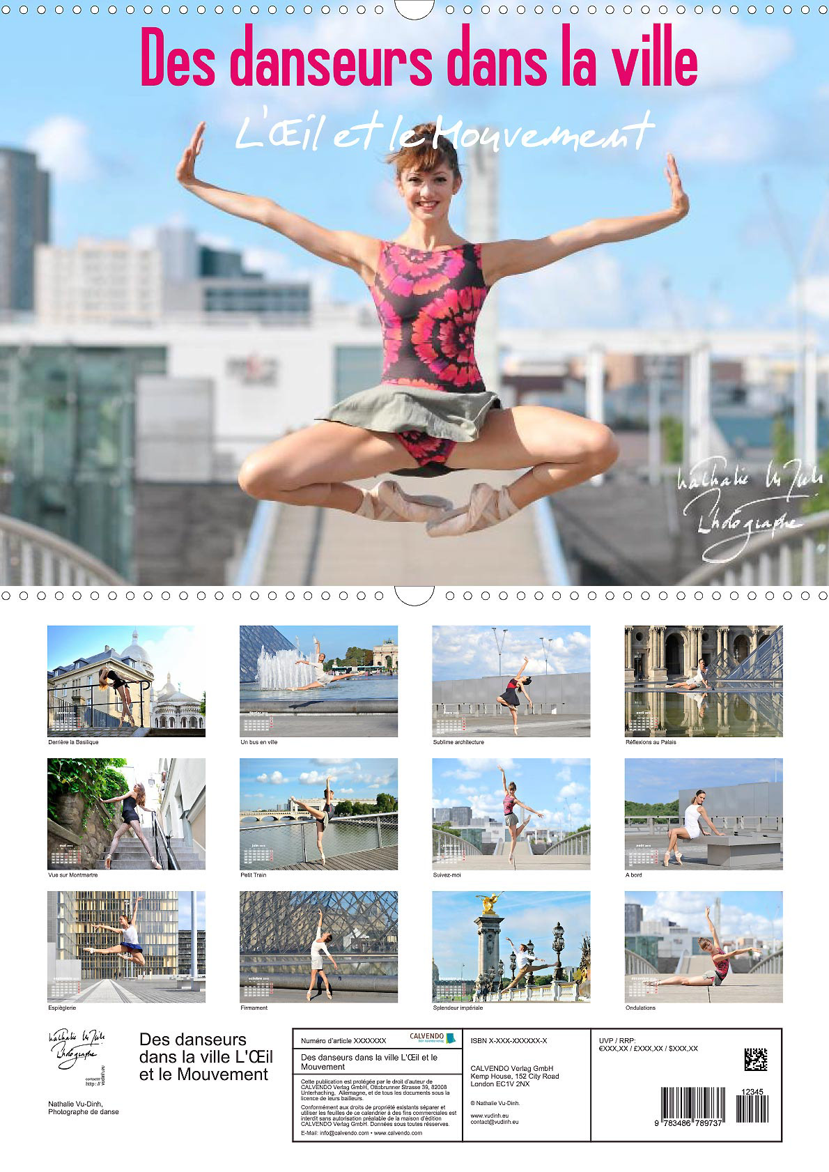 Calendrier DES DANSEURS DANS LA VILLE 1