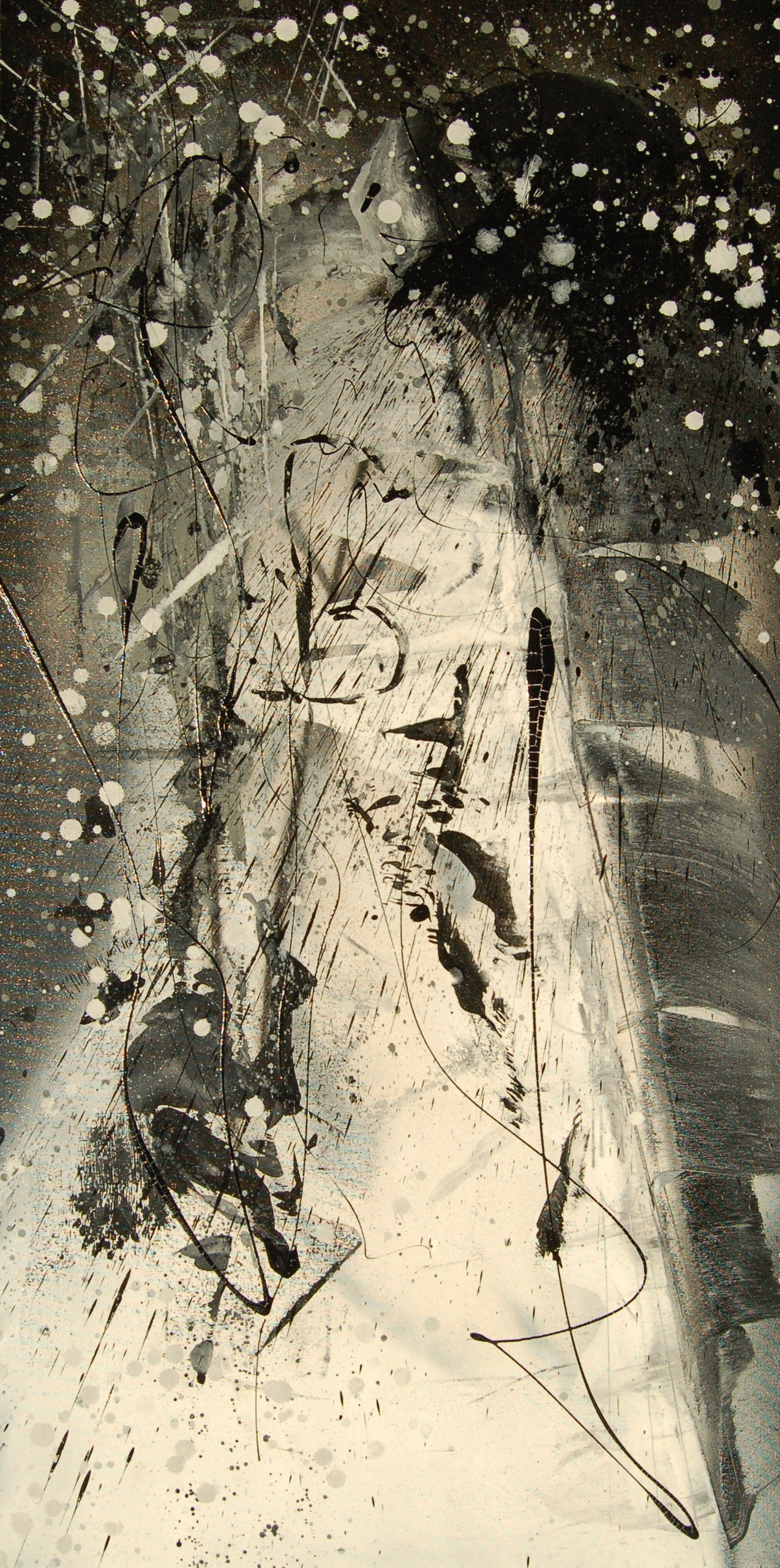 The Oath - 48"x24" - Mixed Media on canvas