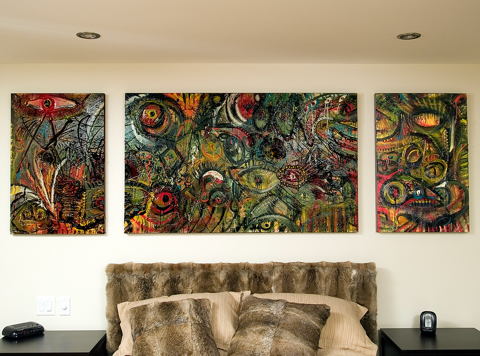 Dreamscape - 36"x108" - Mixed media on canvas