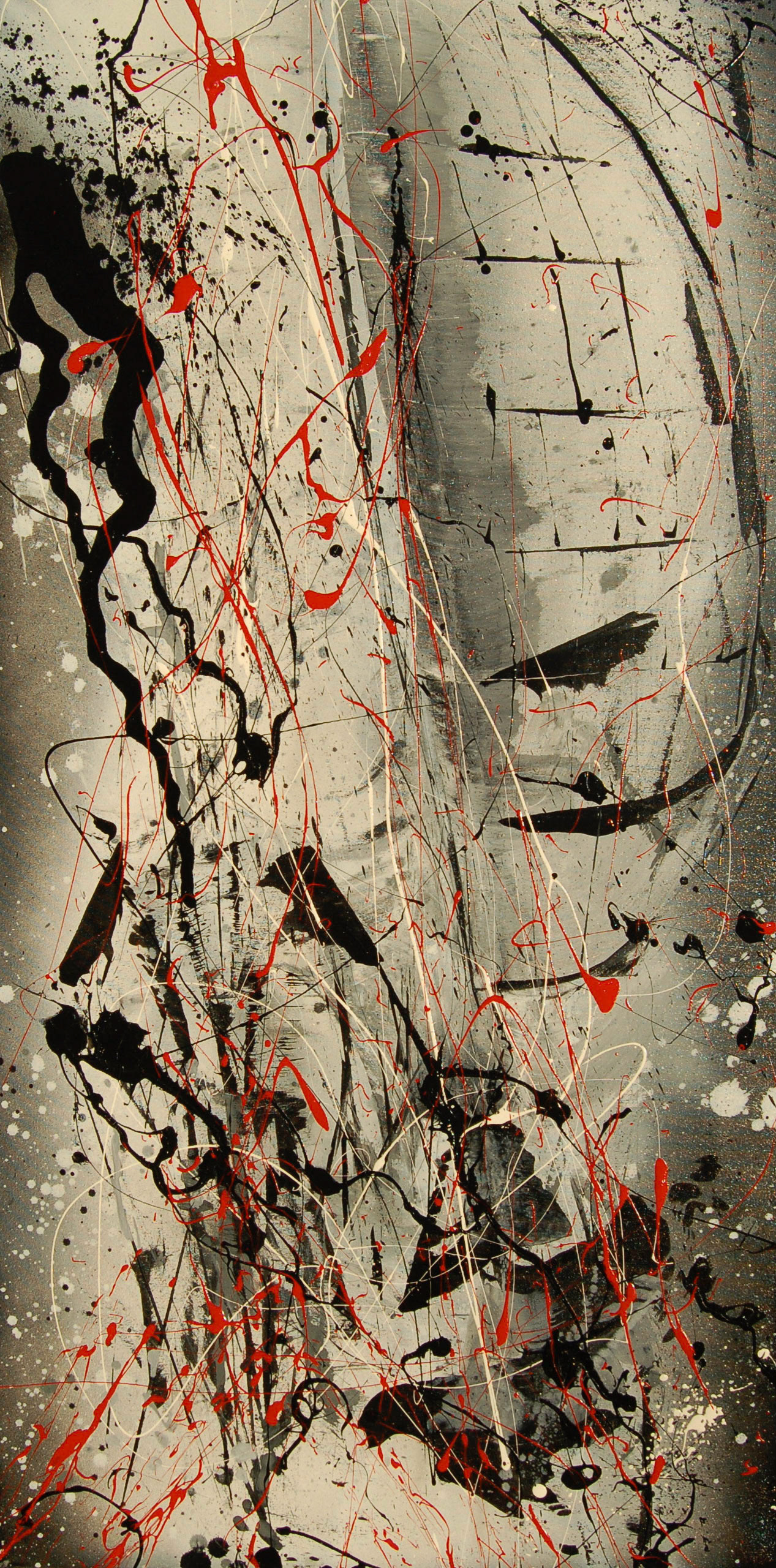 Submission - 48"x24" - Mixed Media on canvas